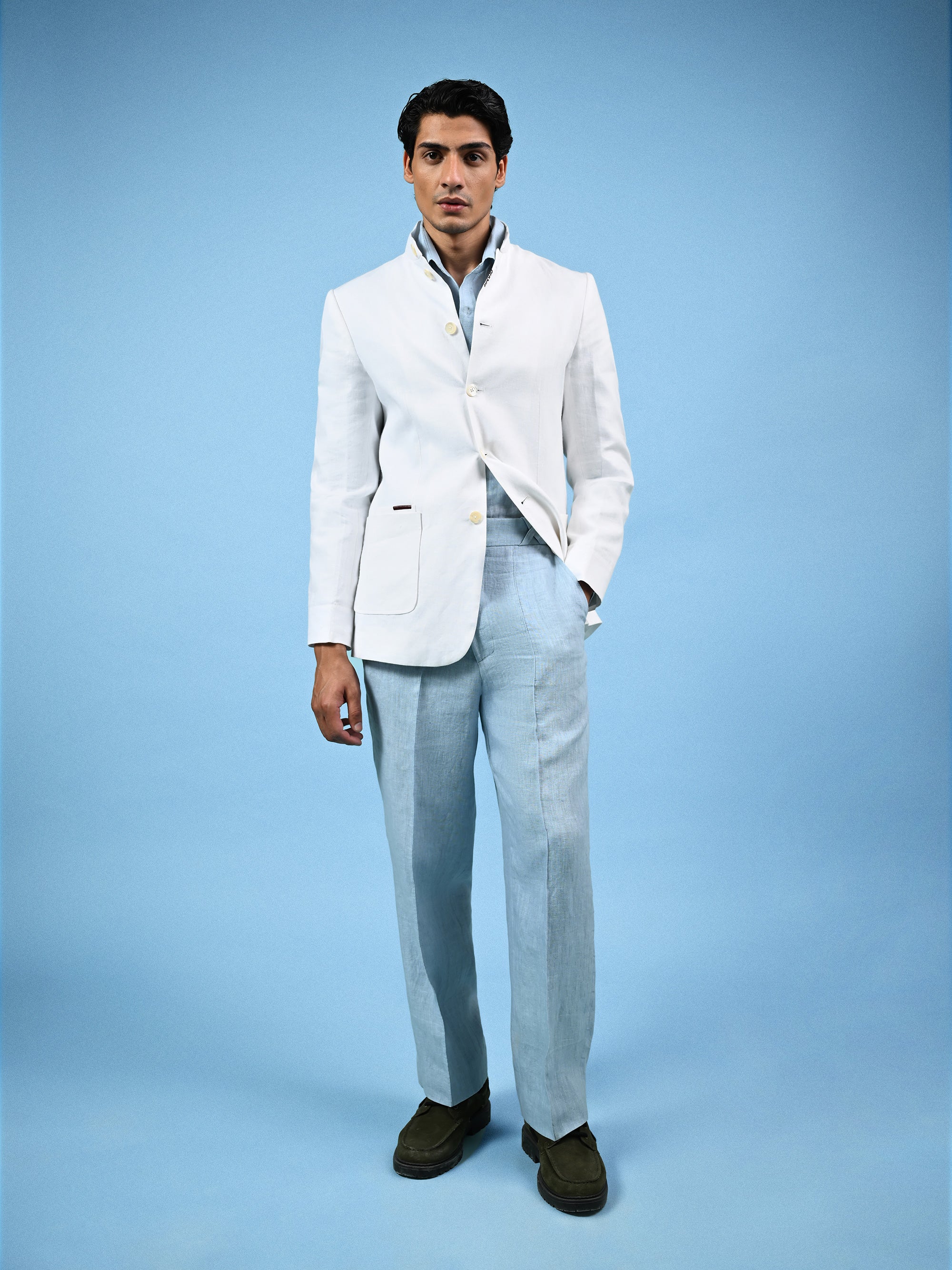 The Coast Trouser - Slate Blue