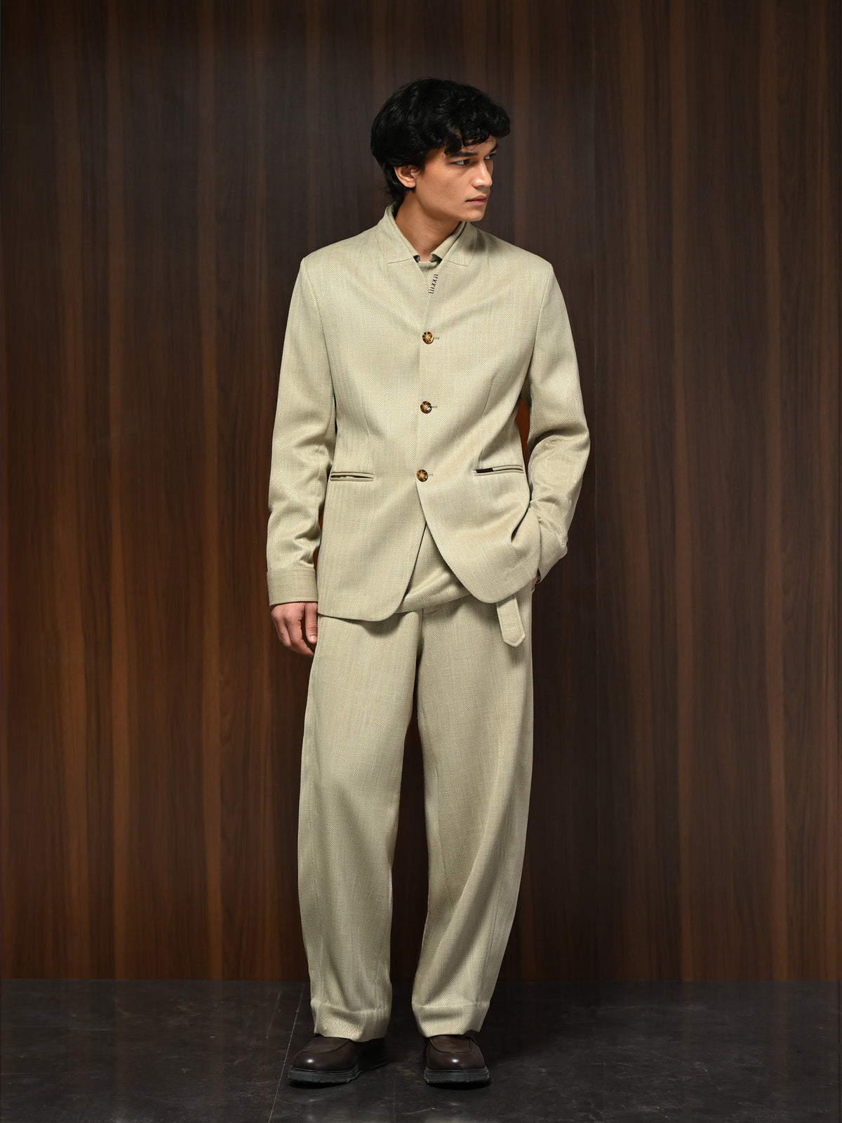 The Regent Jacket - Oat Beige