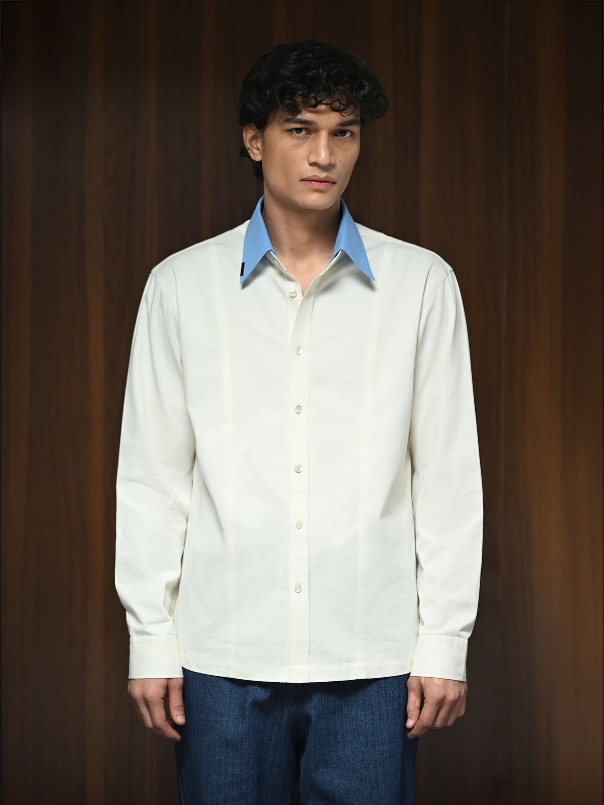 The Envoy Shirt - Dual Tone Chalk Ivory