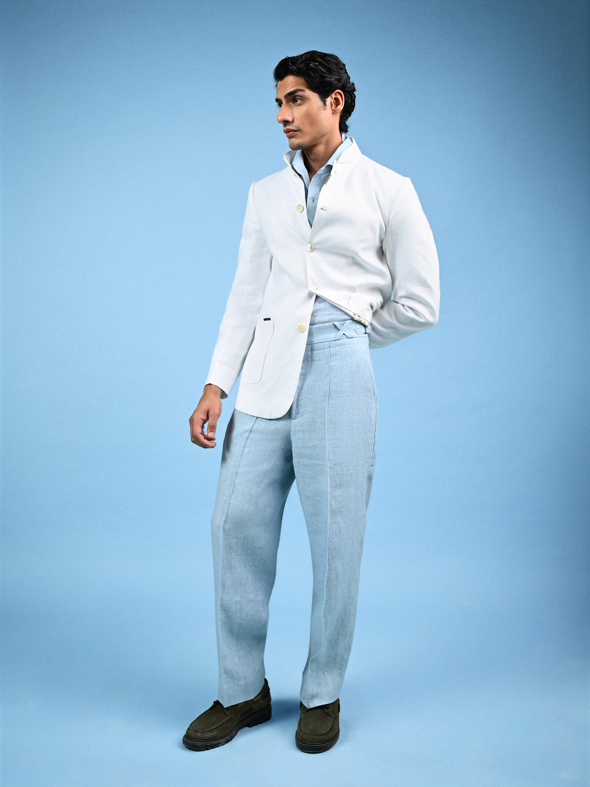The Coast Trouser - Slate Blue