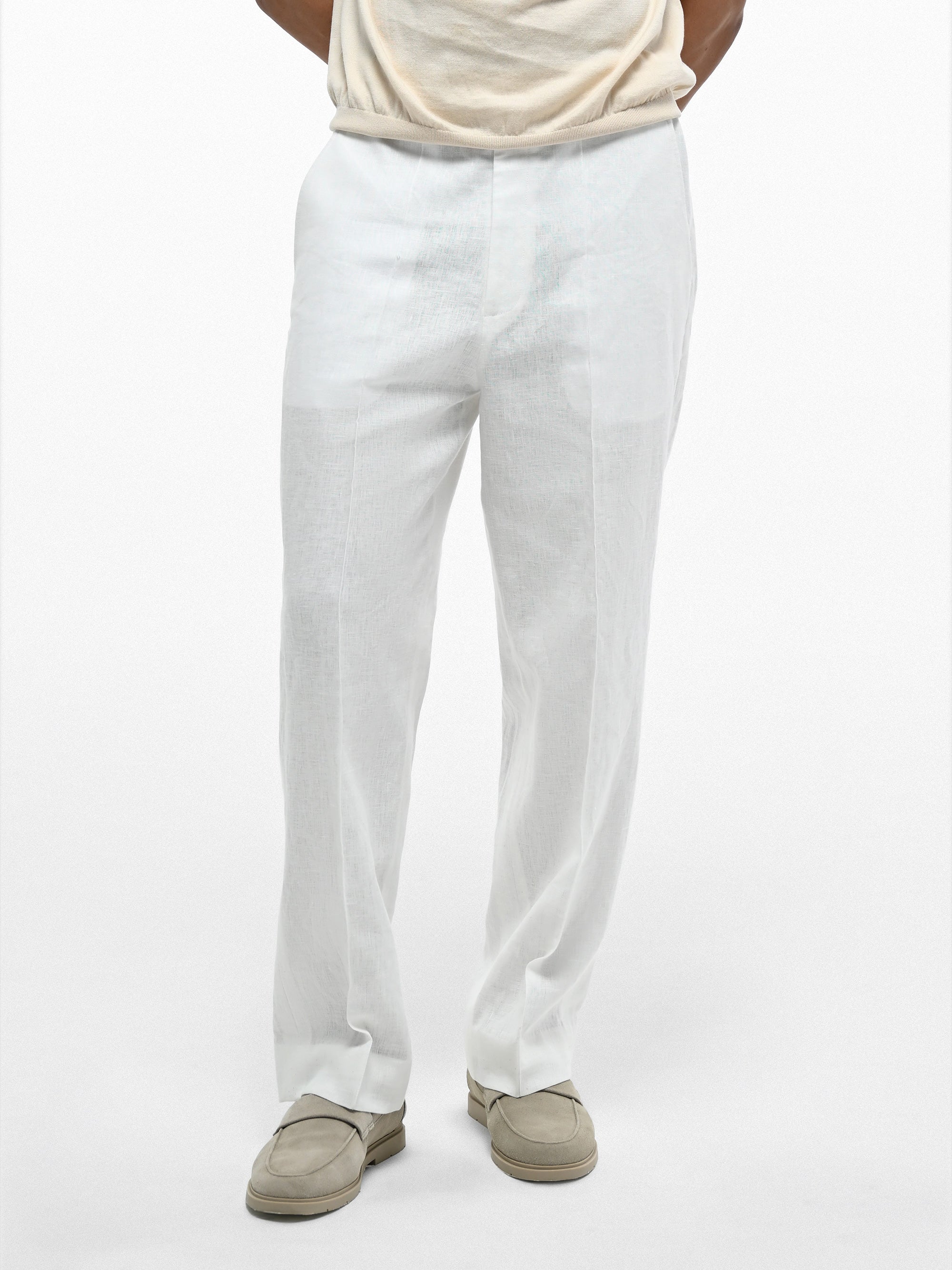 The Coast Trouser - Chalk White