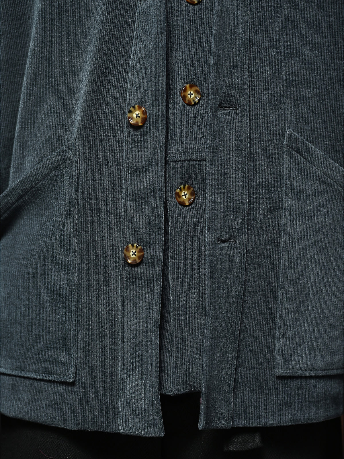 The Charter Shacket - Steel Blue