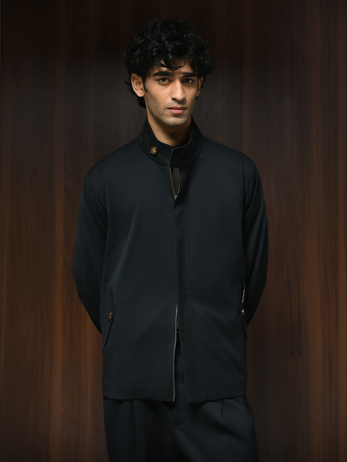 The Harrington Jacket - Midnight Black