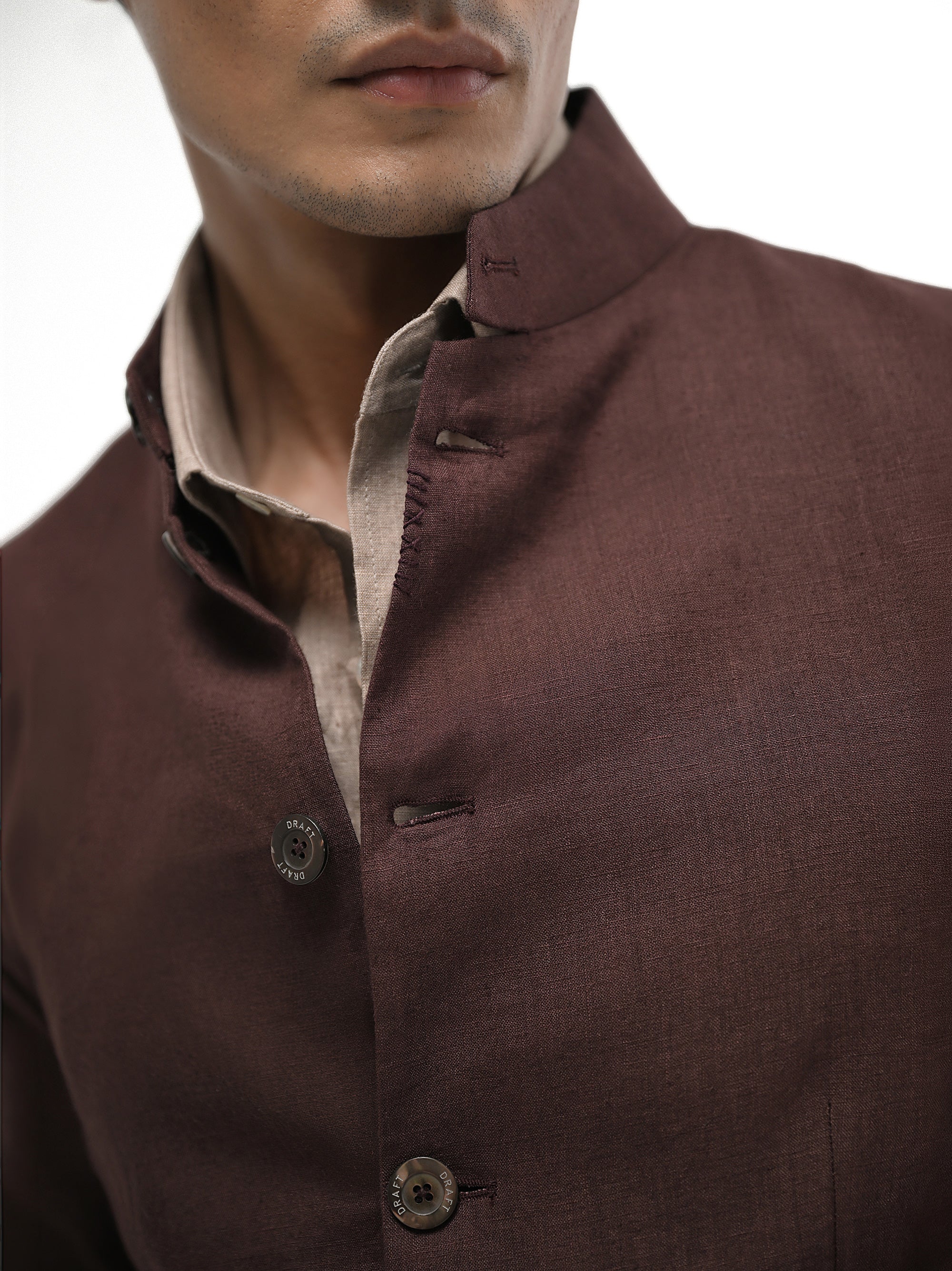 The Quorum Shacket - Tobacco Brown