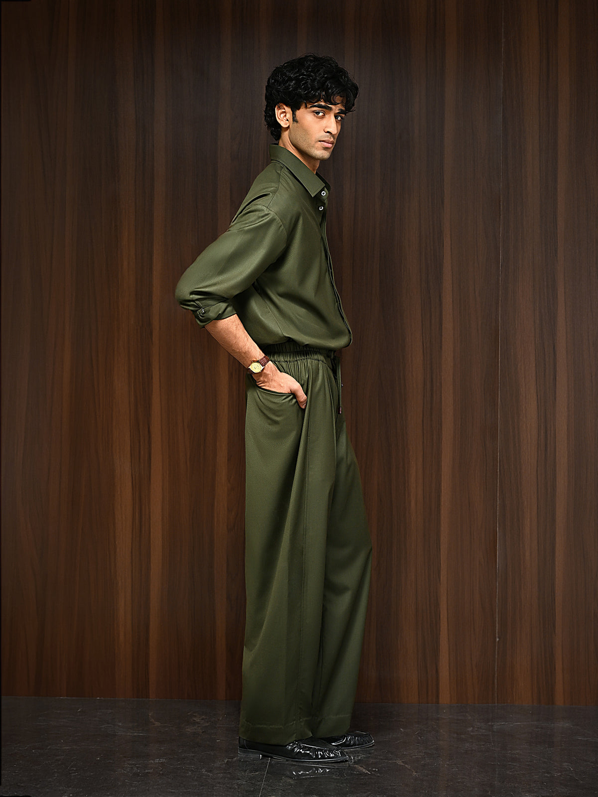 The Tether Trouser - Forest Olive