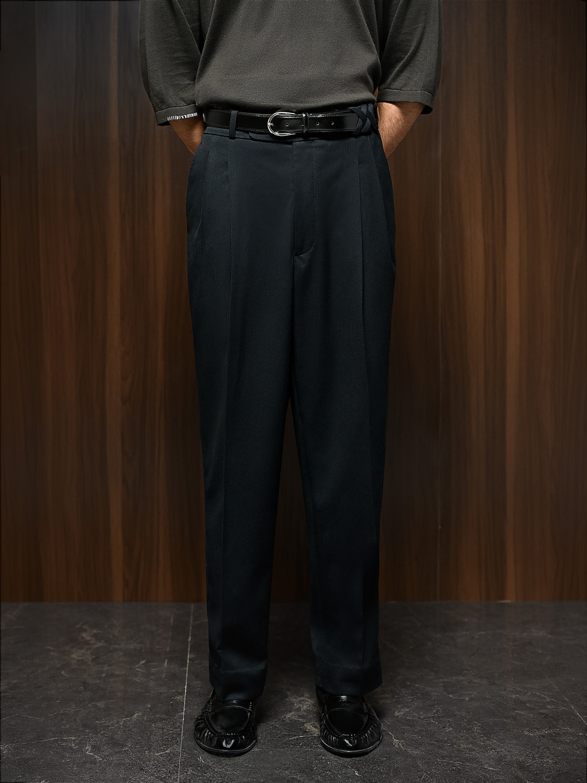 The Covenant Trouser - Midnight Black