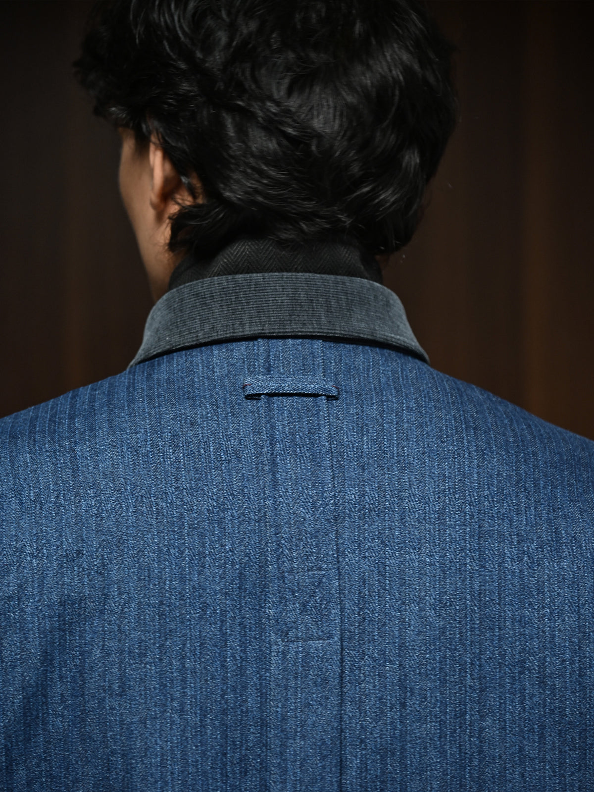 The Dossier Shacket - Vintage Navy