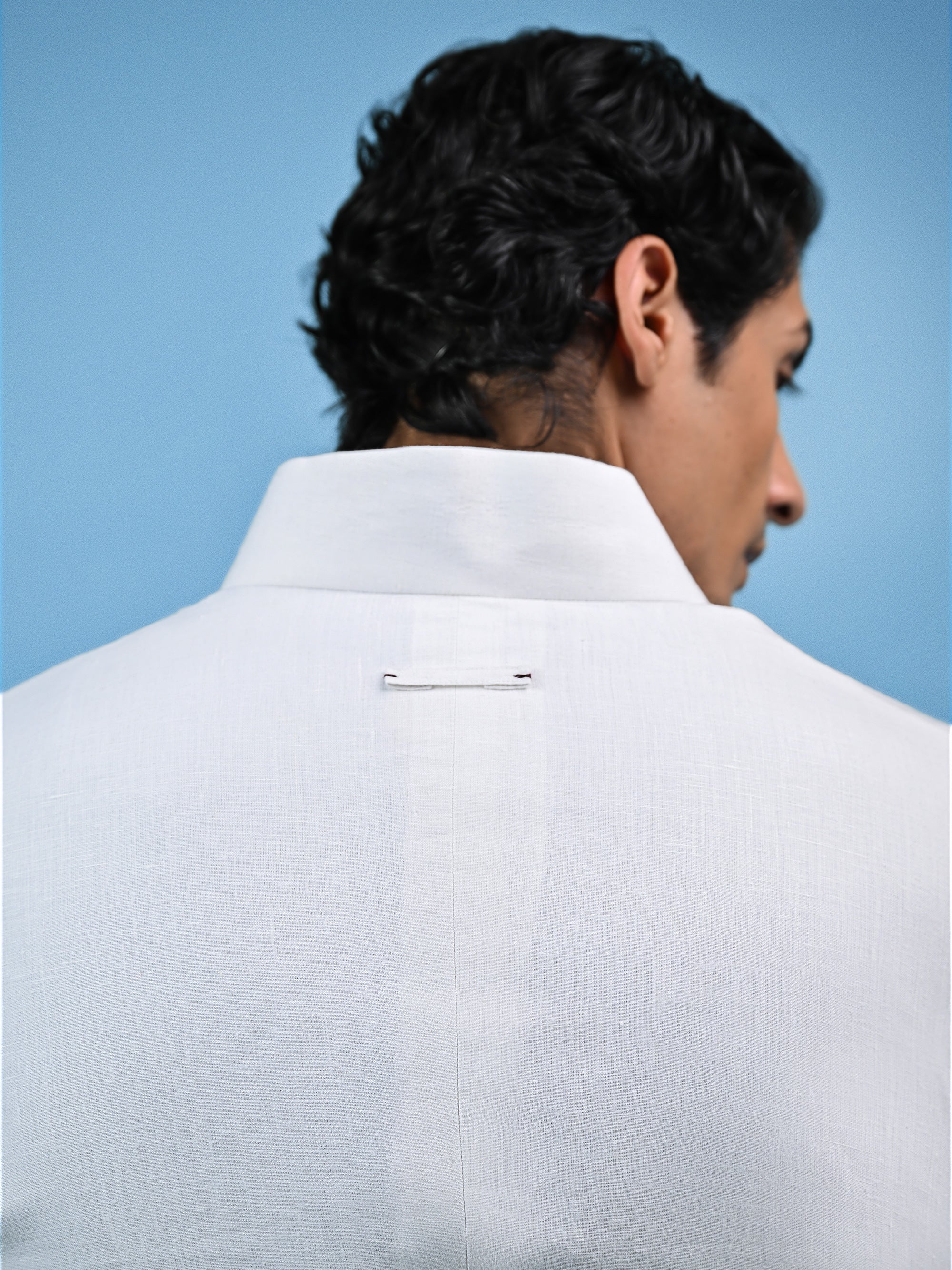 The Quorum Shacket - Chalk White
