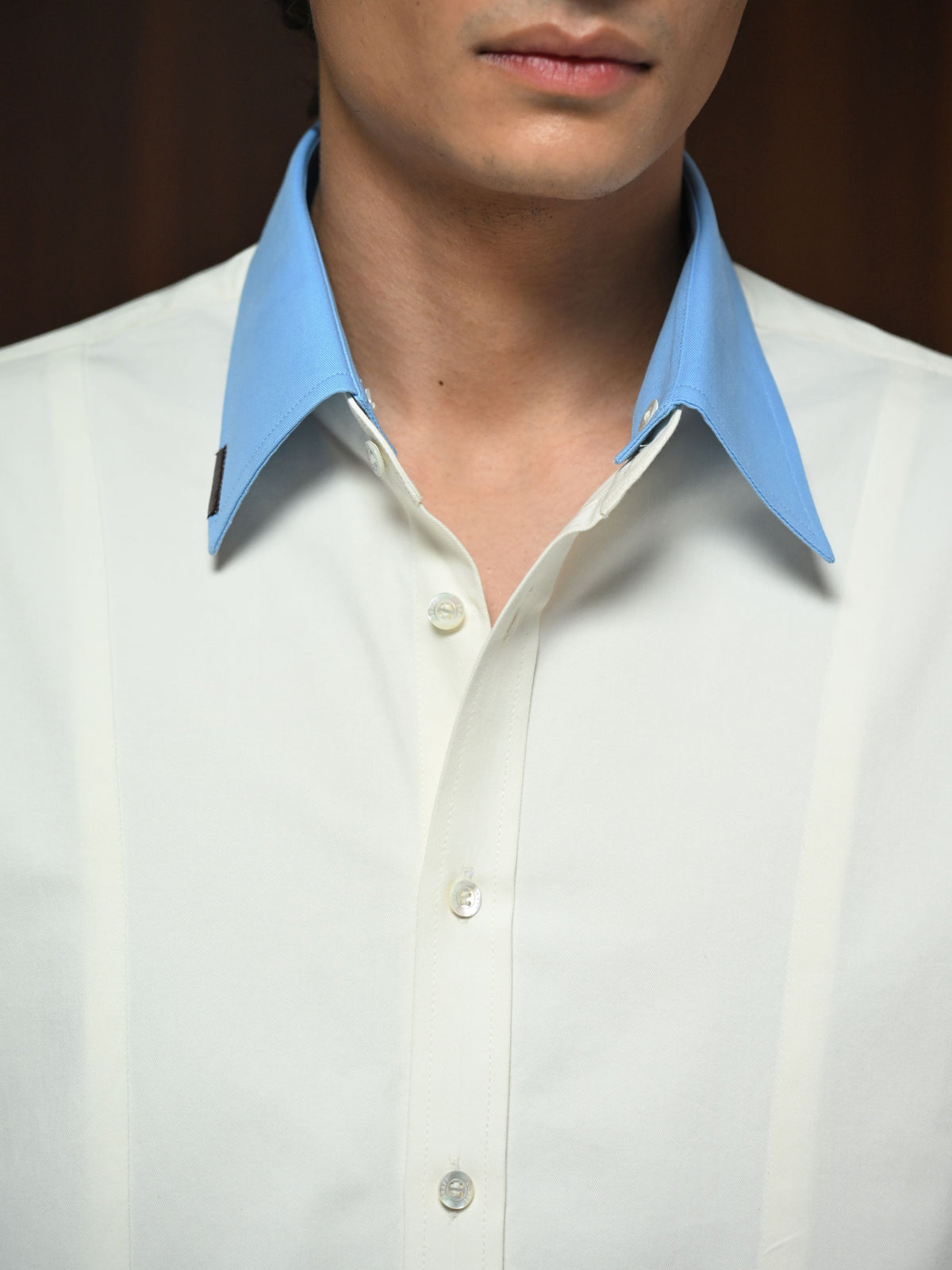 The Envoy Shirt - Dual Tone Chalk Ivory