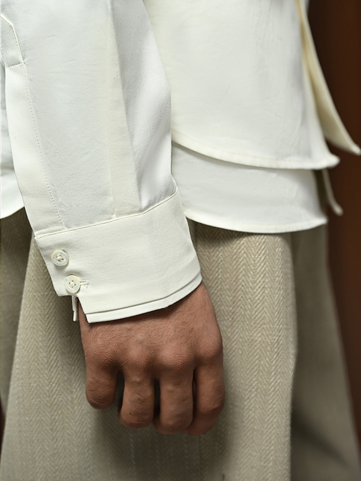 The Surplus Shirt - Chalk Ivory