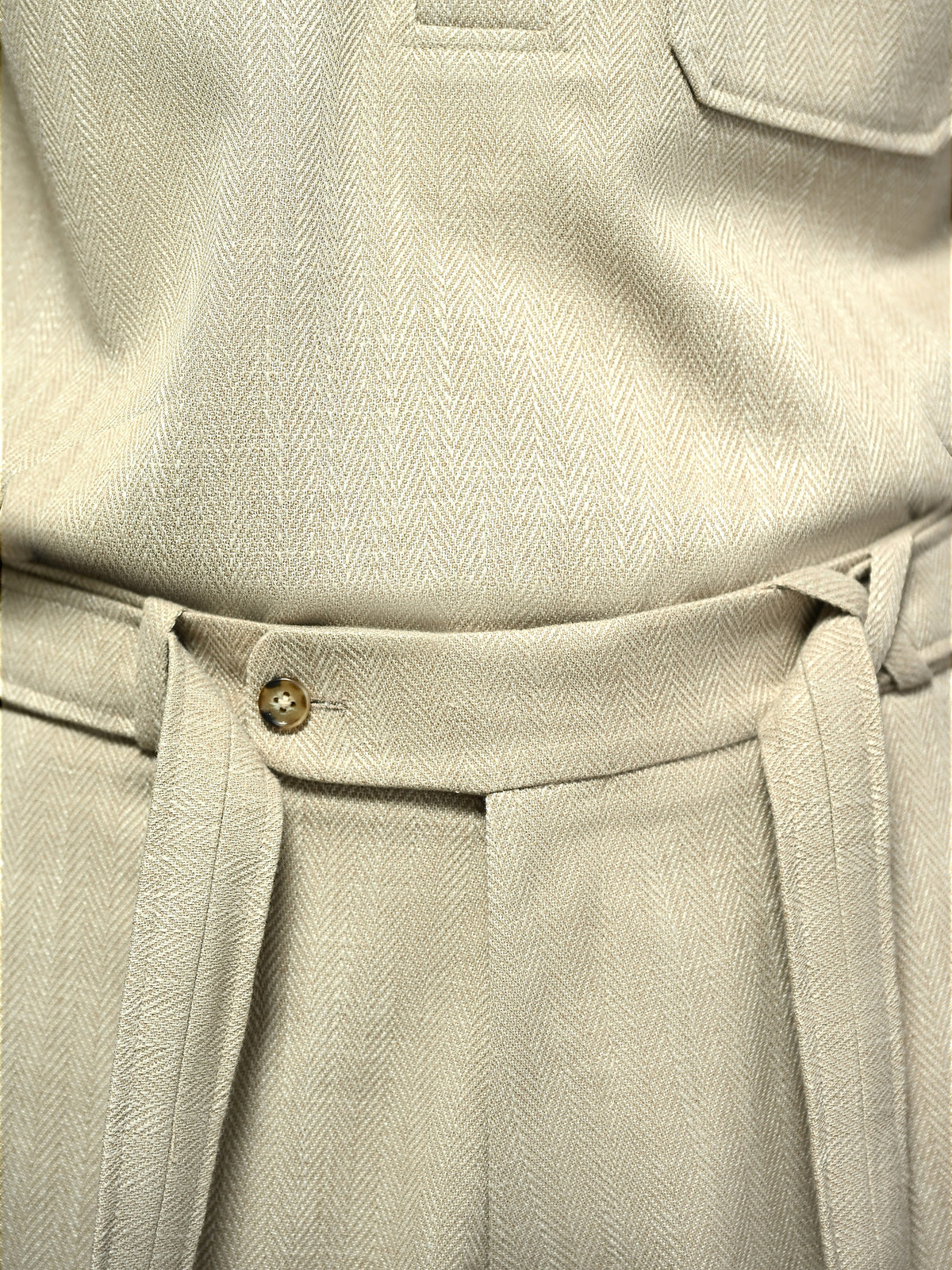 The Outlay Trouser - Oat Beige