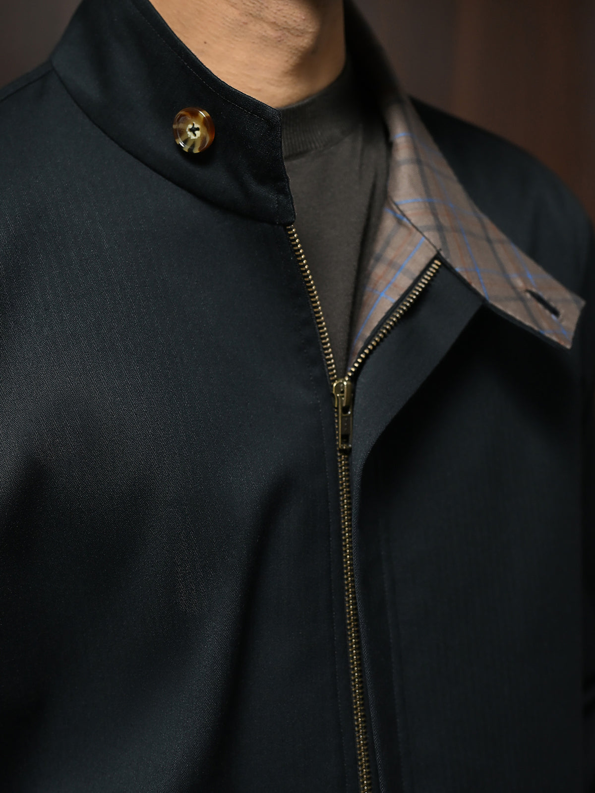 The Harrington Jacket - Midnight Black