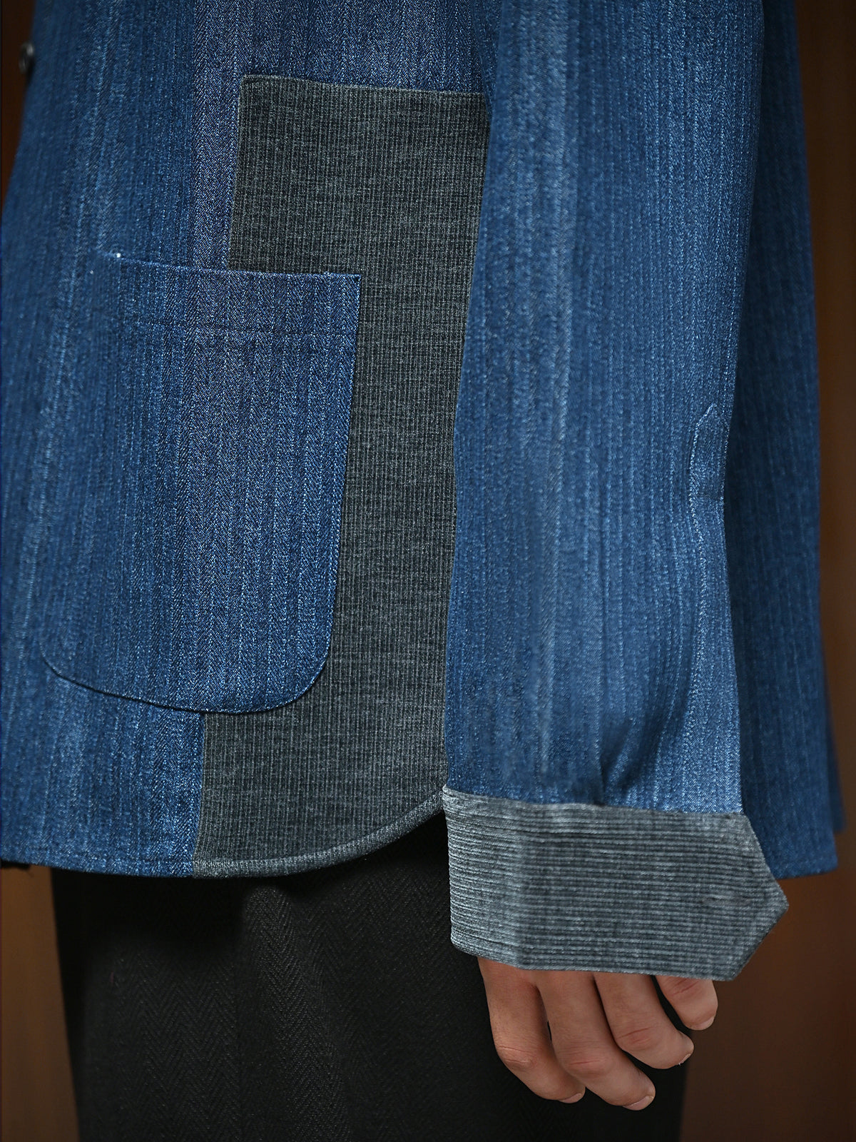 The Dossier Shacket - Vintage Navy