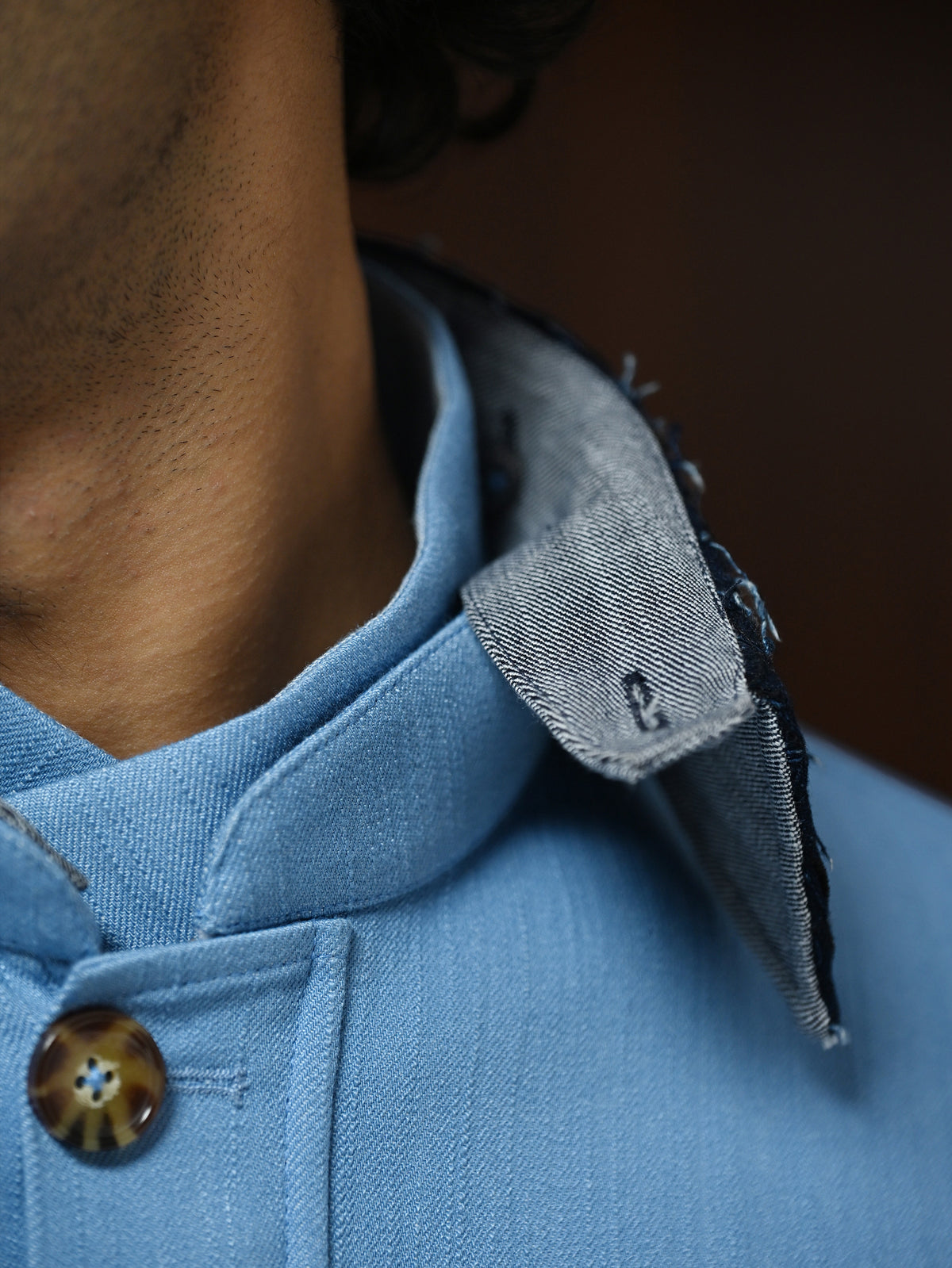 The Attaché Jacket - Stone Blue