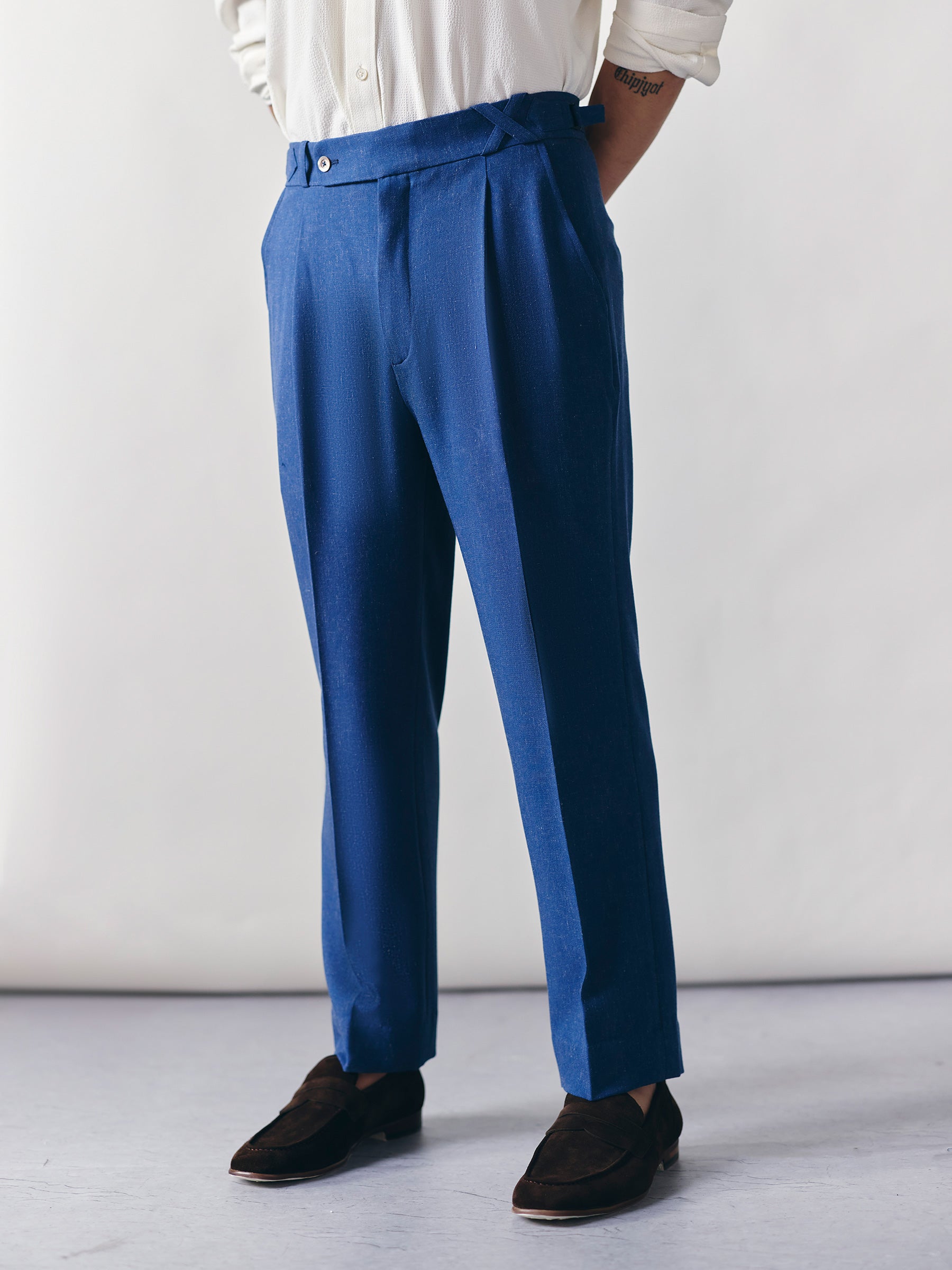 The Compose Trouser - Blue