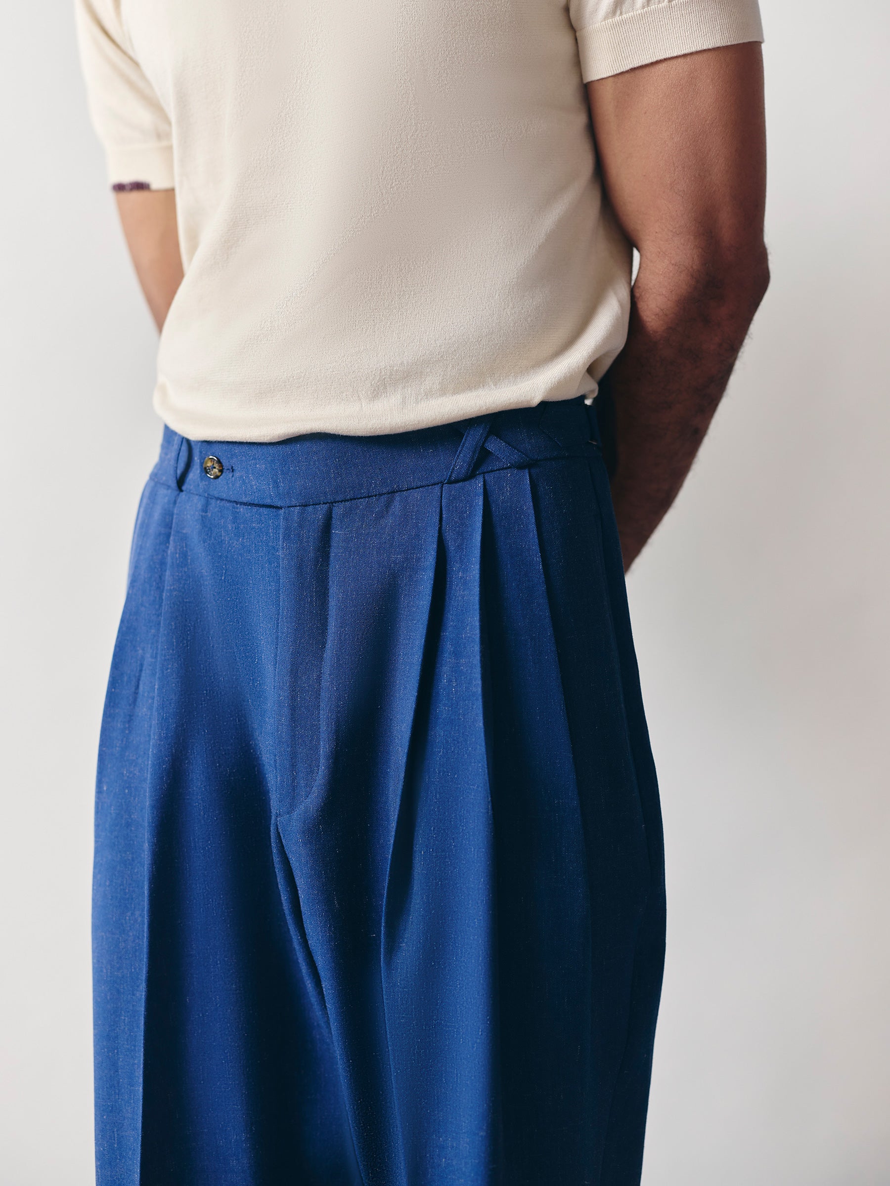 The Repose Trouser - Blue