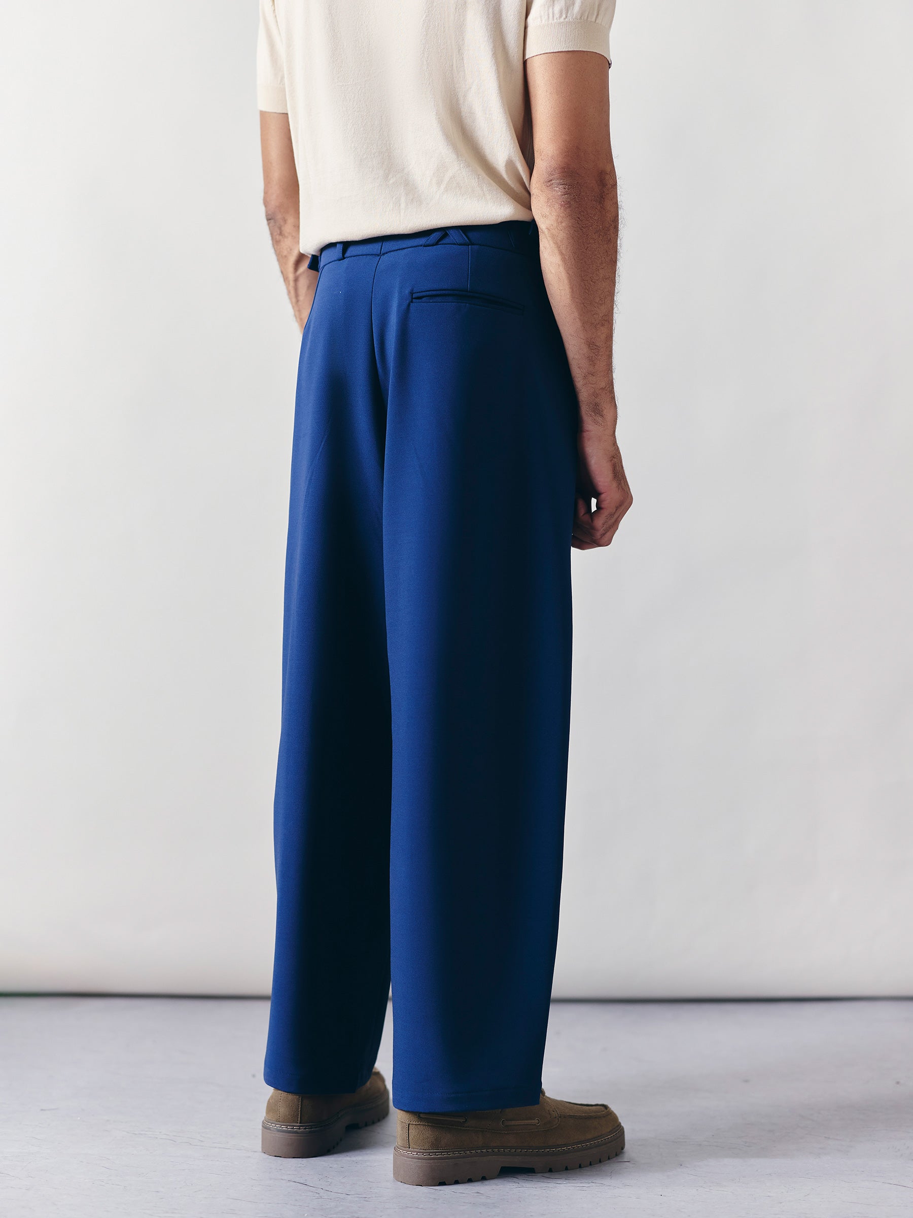 The Barrel Trouser - Blue