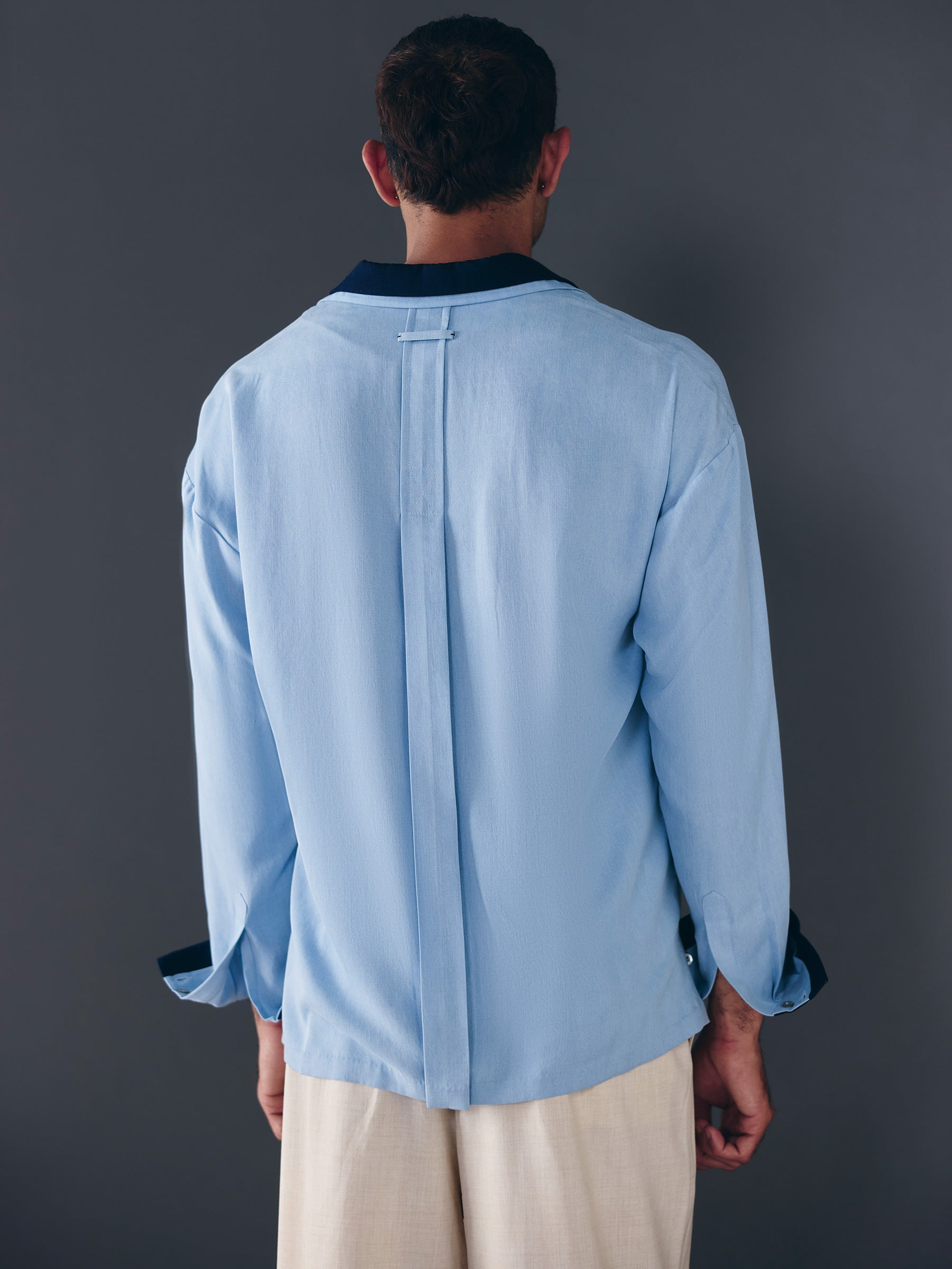 The Echo Shirt - Dual Tone Light Blue