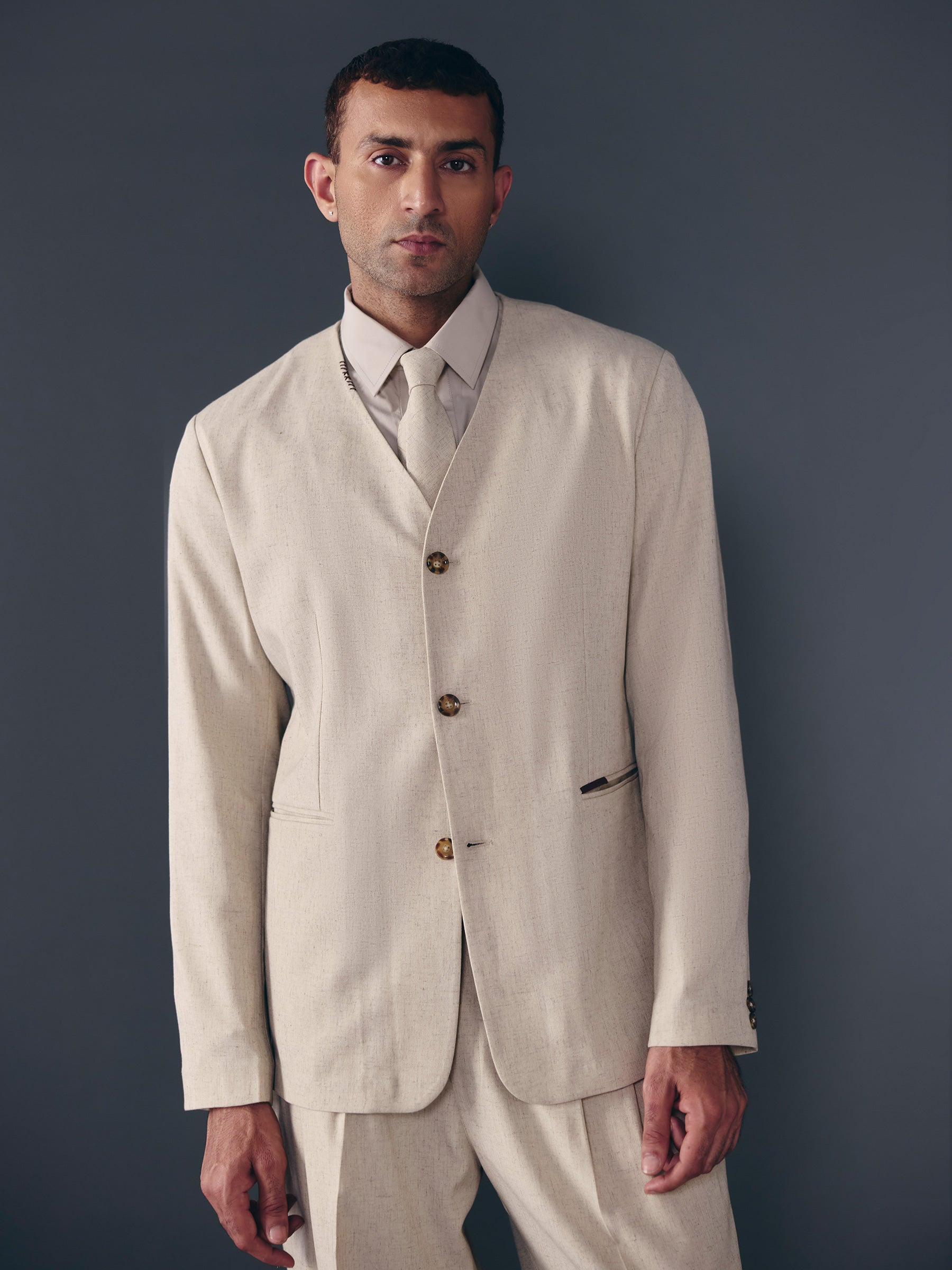 The Cadence Shacket - Beige