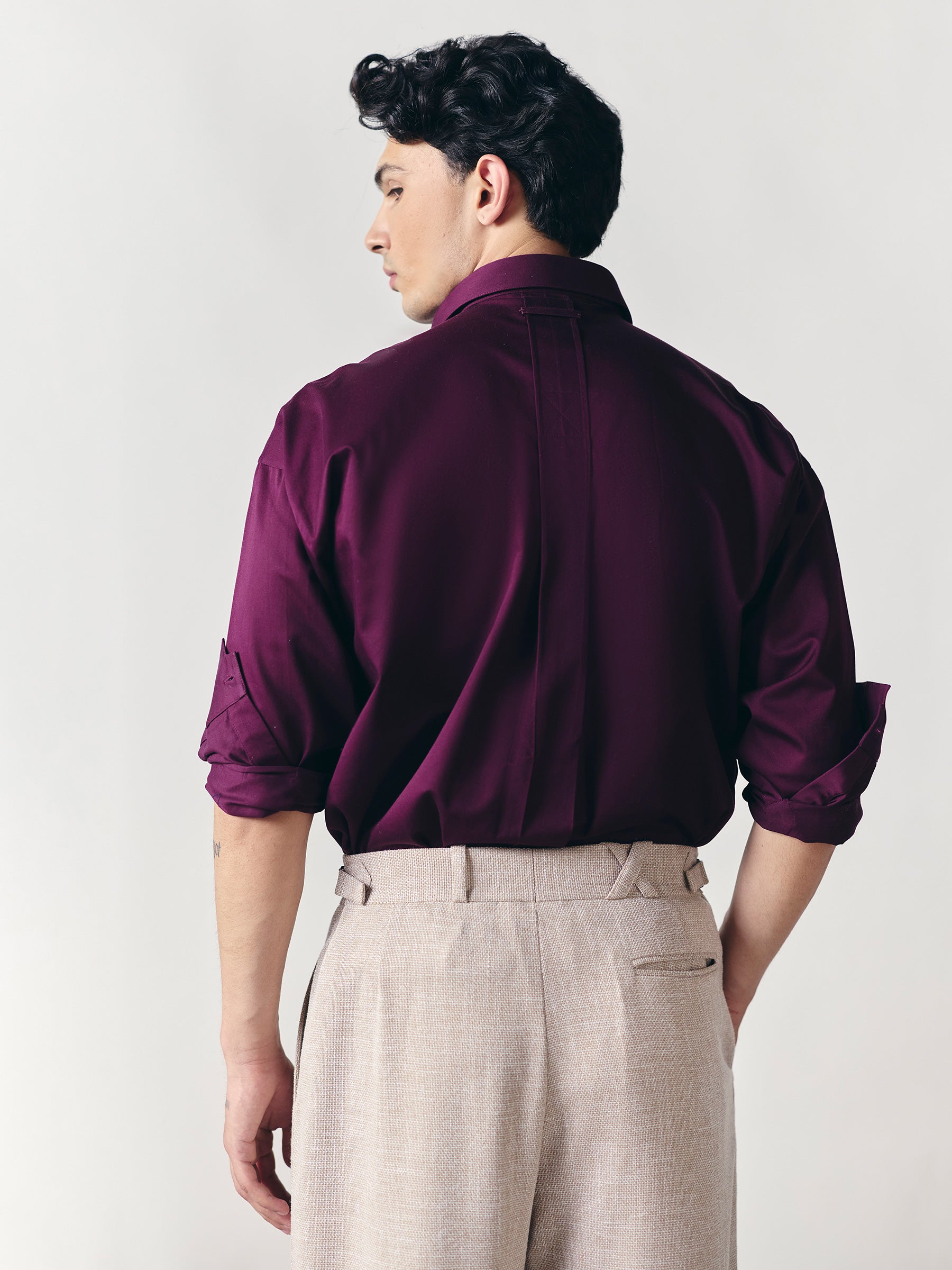 The X Shirt - Prune