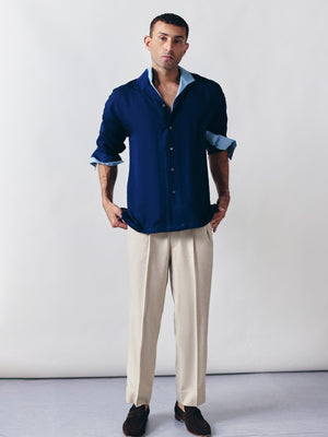 The Echo Shirt - Dual Tone Navy