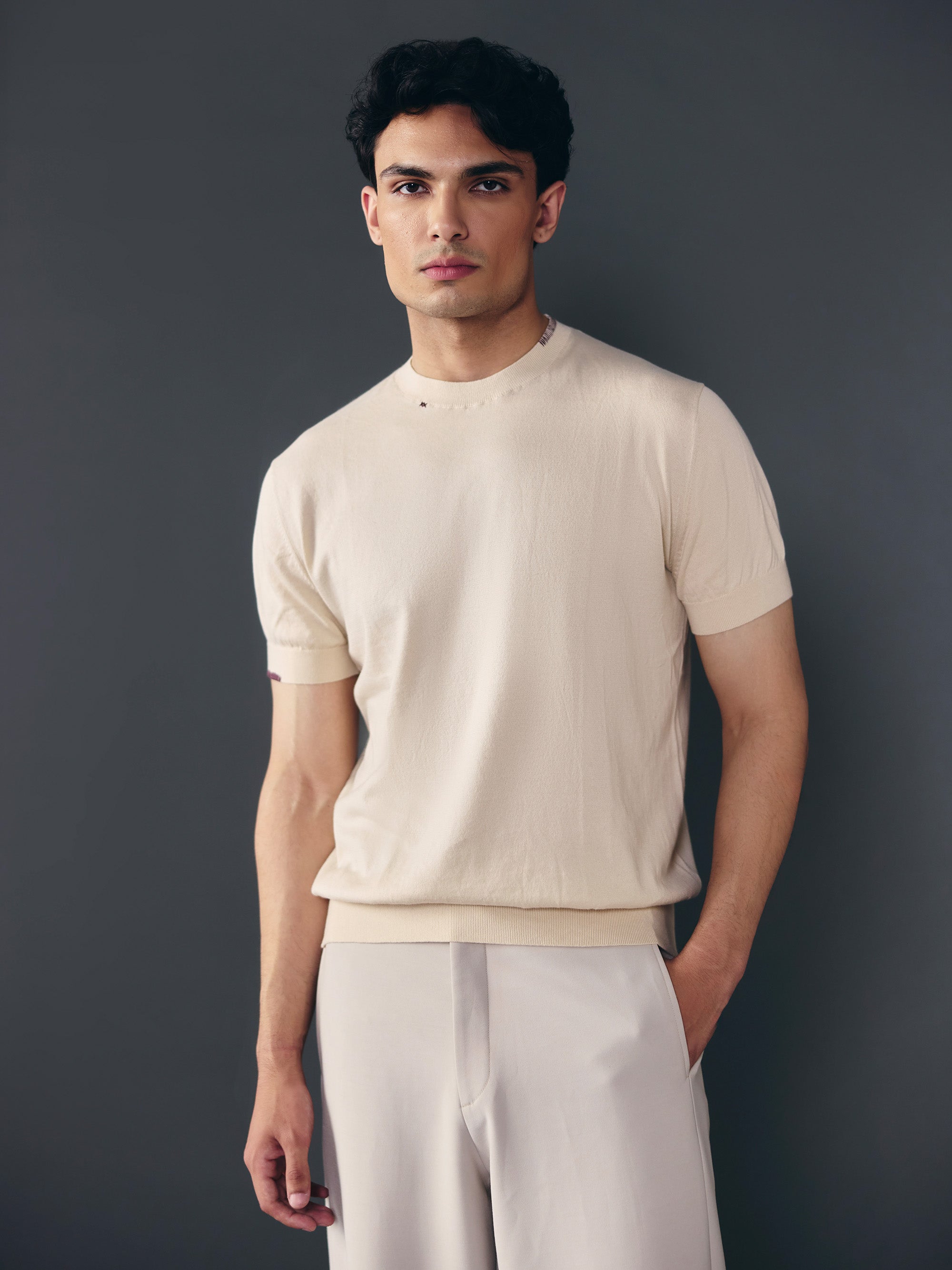 The Foundation Knit - Beige