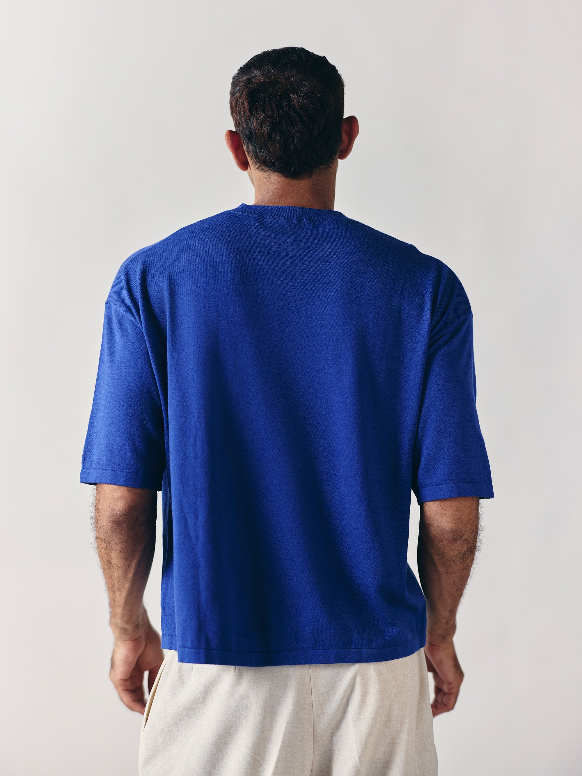 The Box Knit - Blue