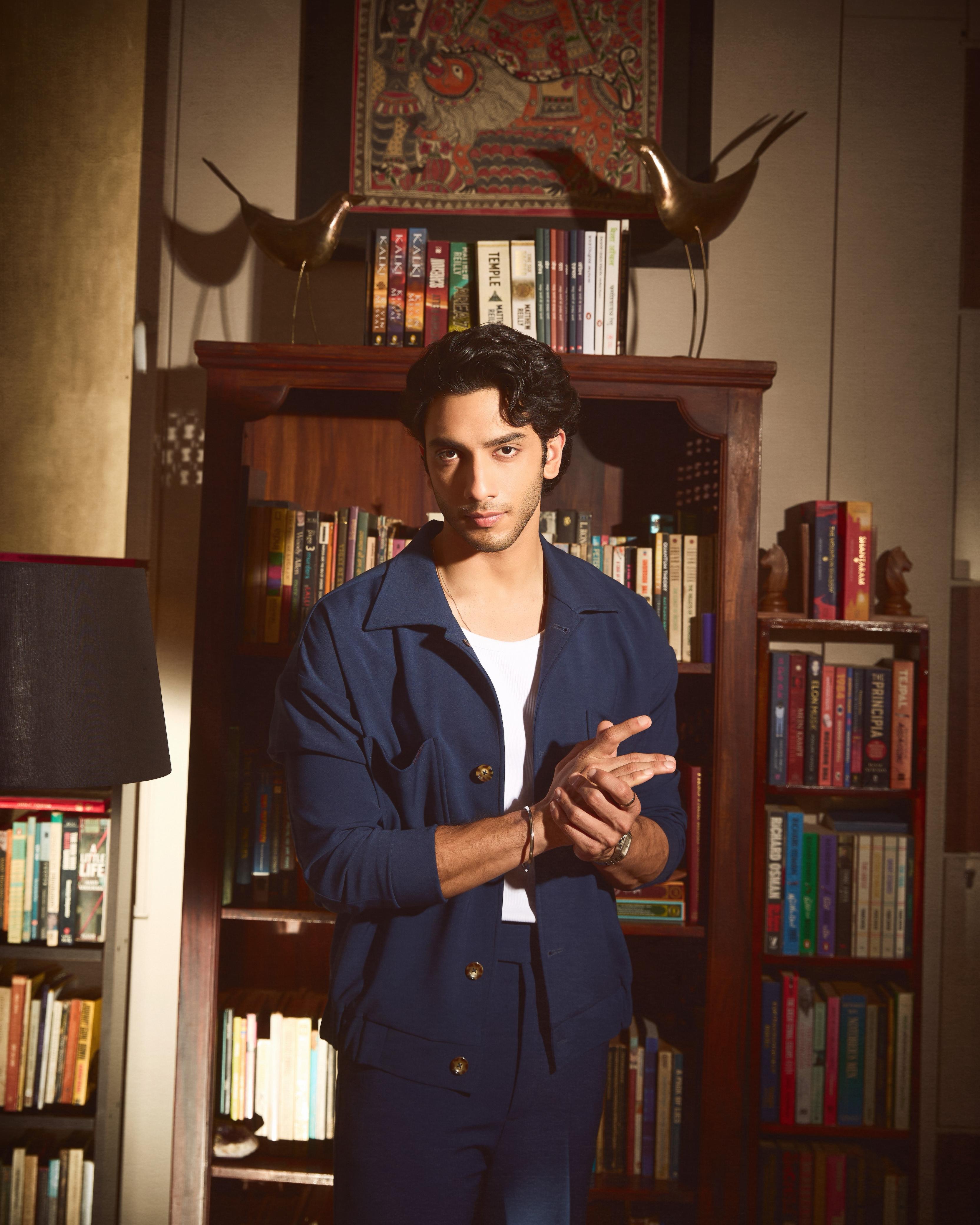 The Blouson Shacket - Blue