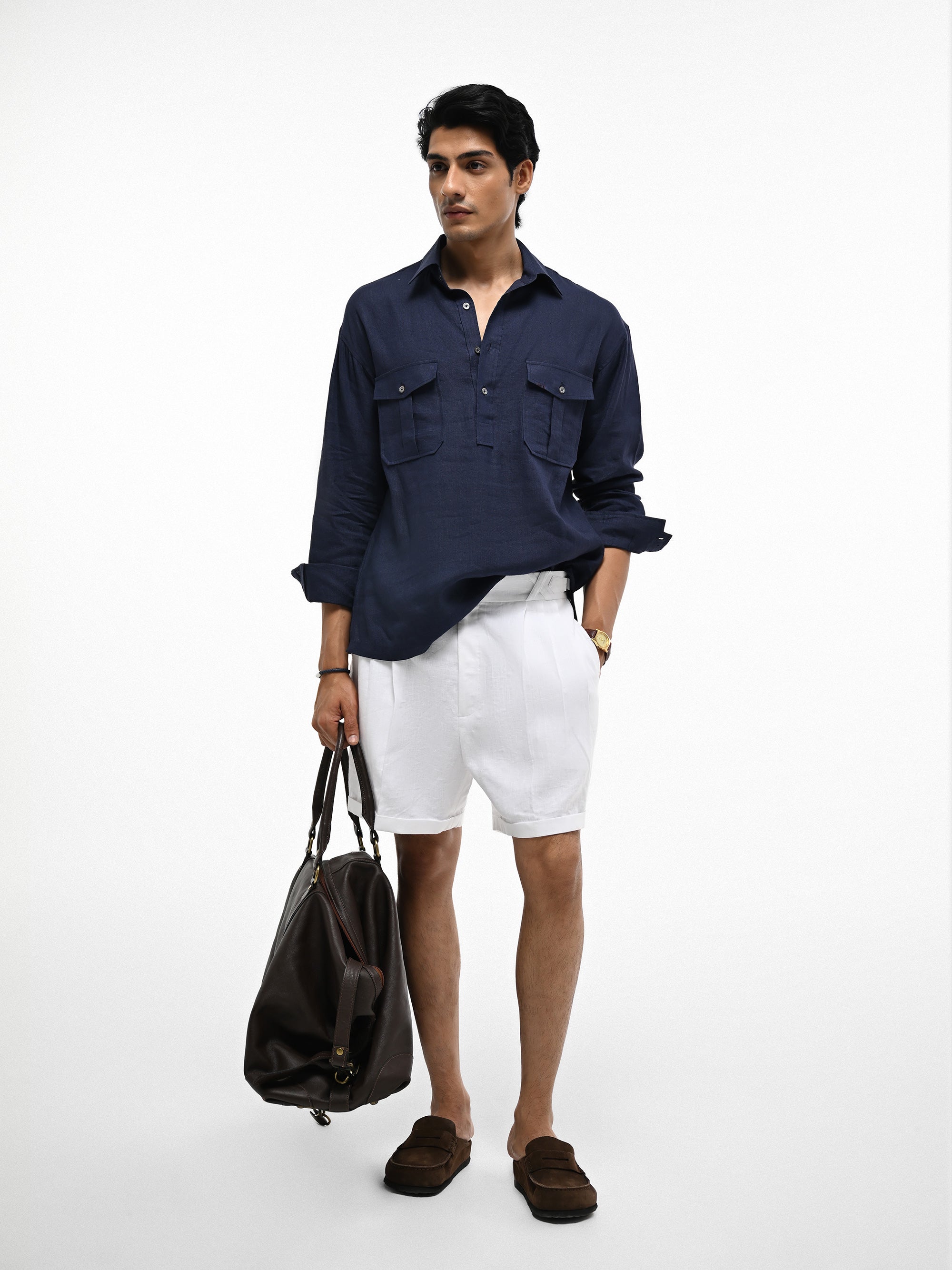 The Haven Shorts - Chalk White