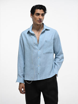 The Reverie Shirt - Slate Blue