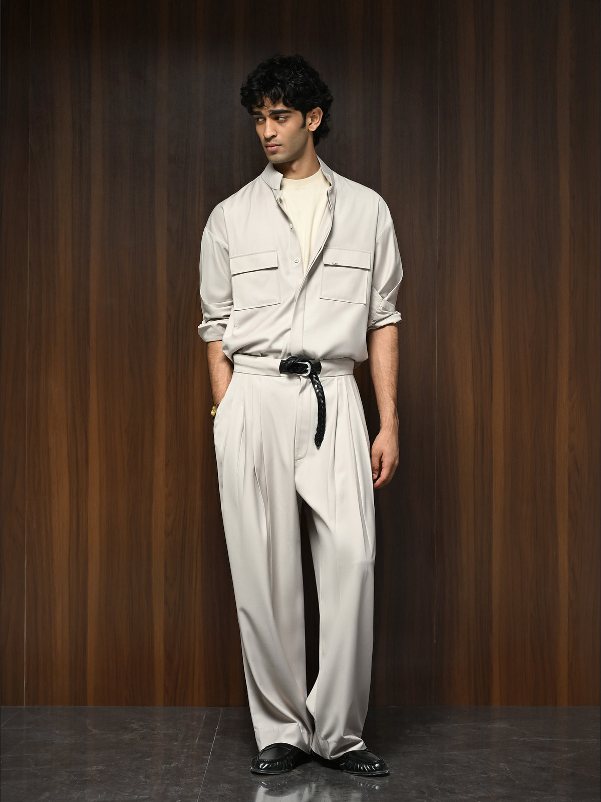 The Portfolio Trouser - Sand Beige