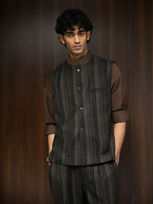 The Chancery Gilet - Espresso Brown