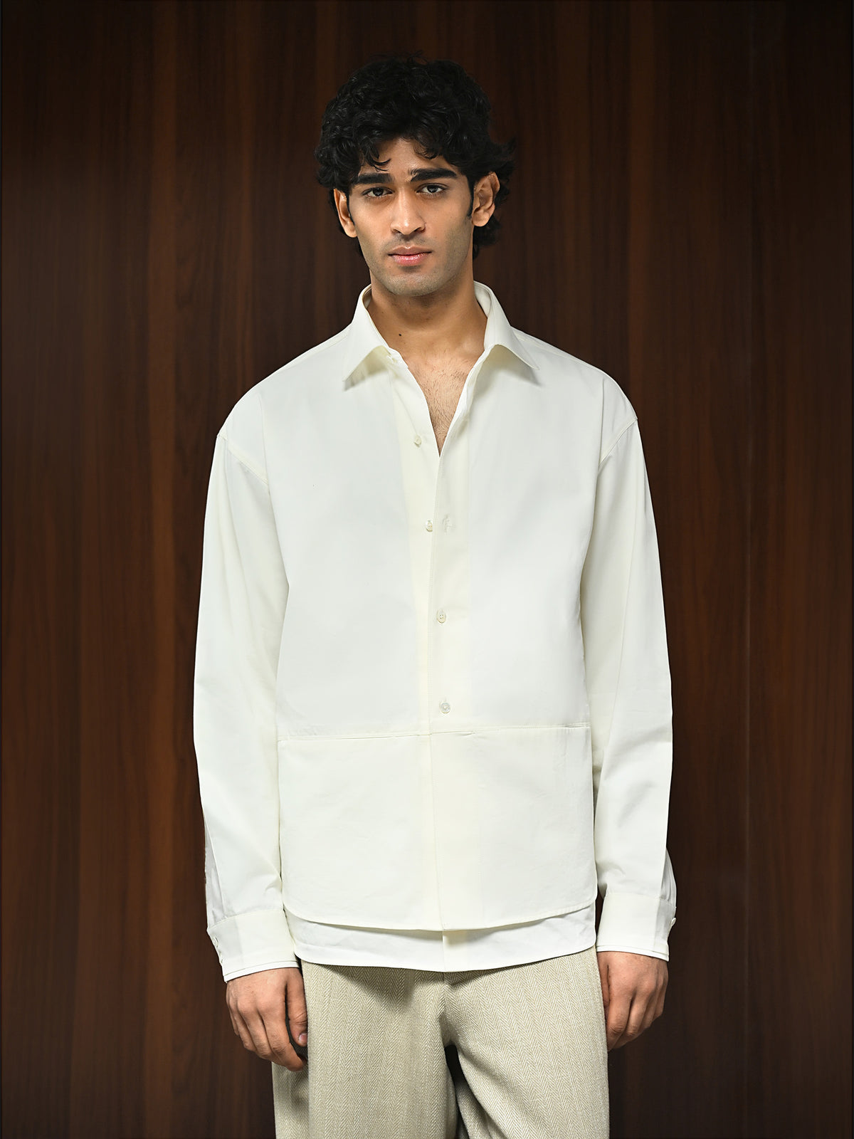 The Surplus Shirt - Chalk Ivory
