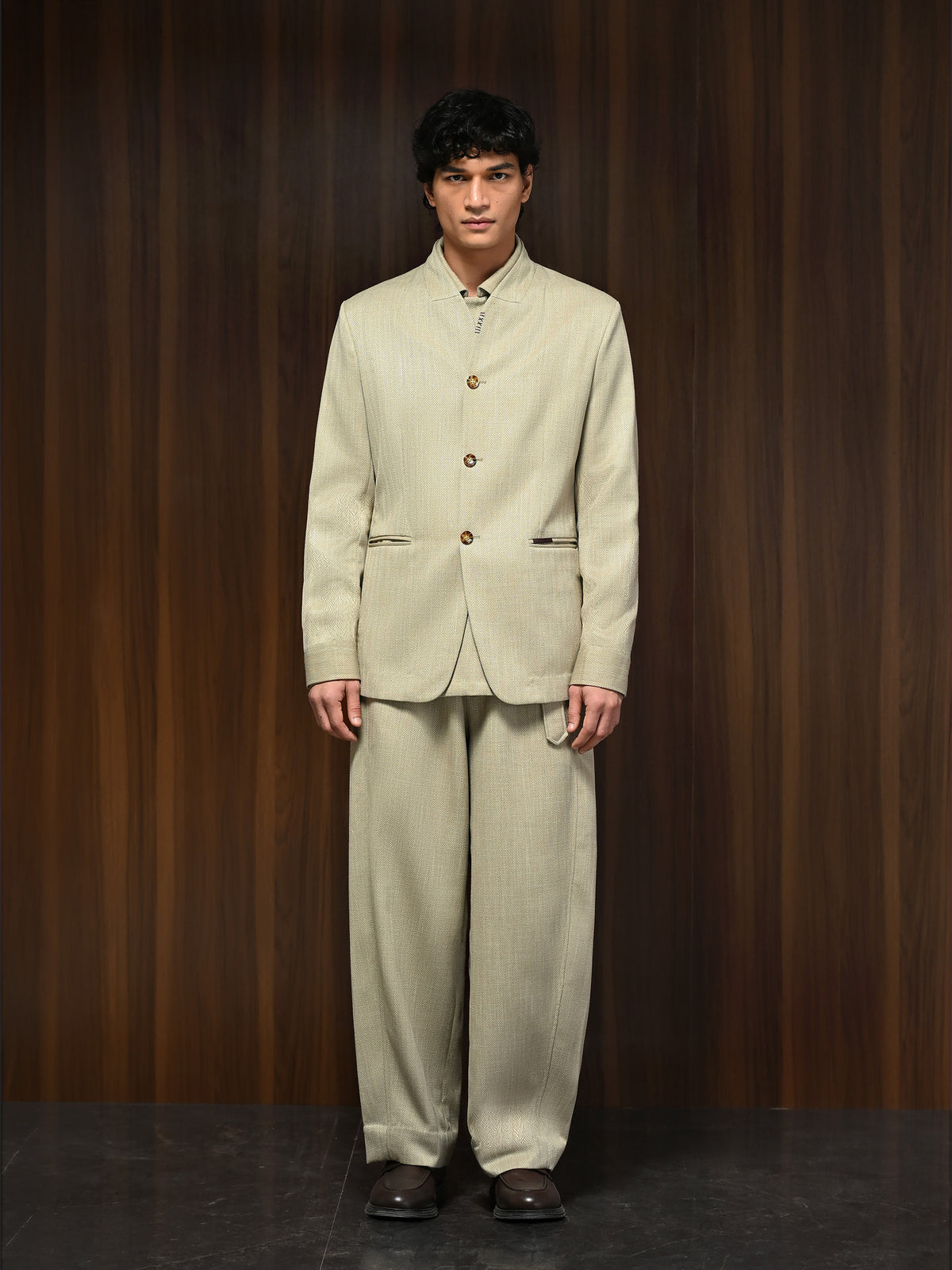 The Outlay Trouser - Oat Beige