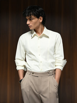 The Envoy Shirt - Tonal Chalk Ivory