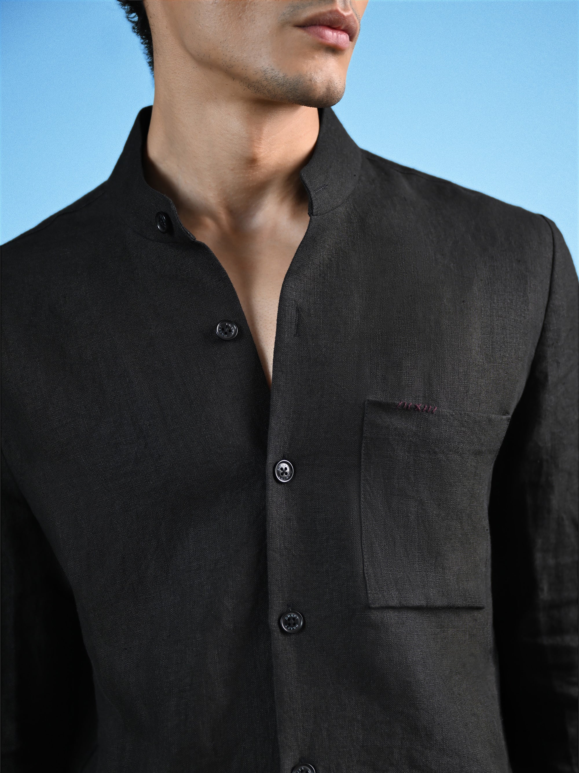 The Candour Shirt - Onyx Black