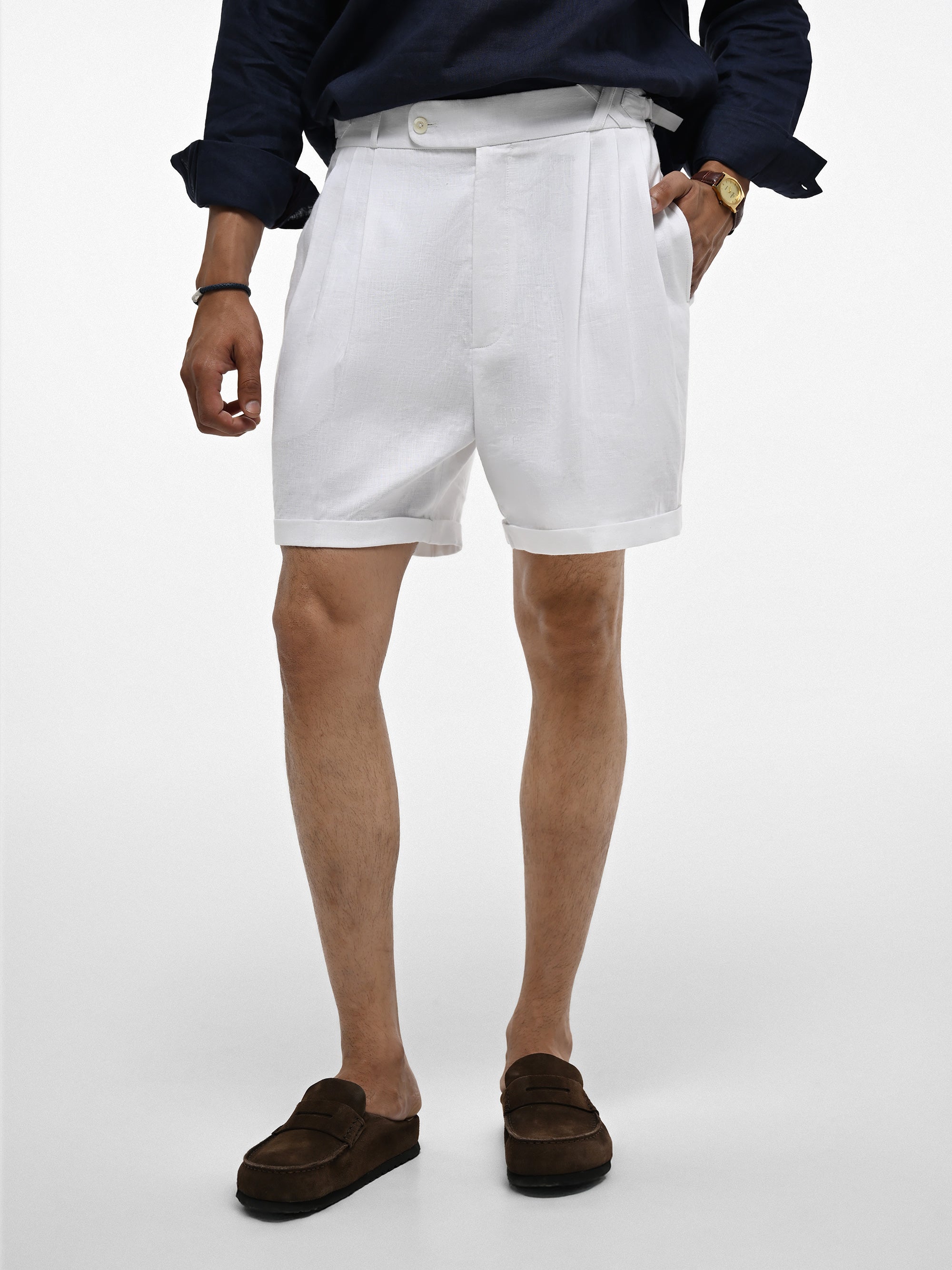 The Haven Shorts - Chalk White