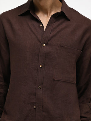 The Reverie Shirt - Tobacco Brown