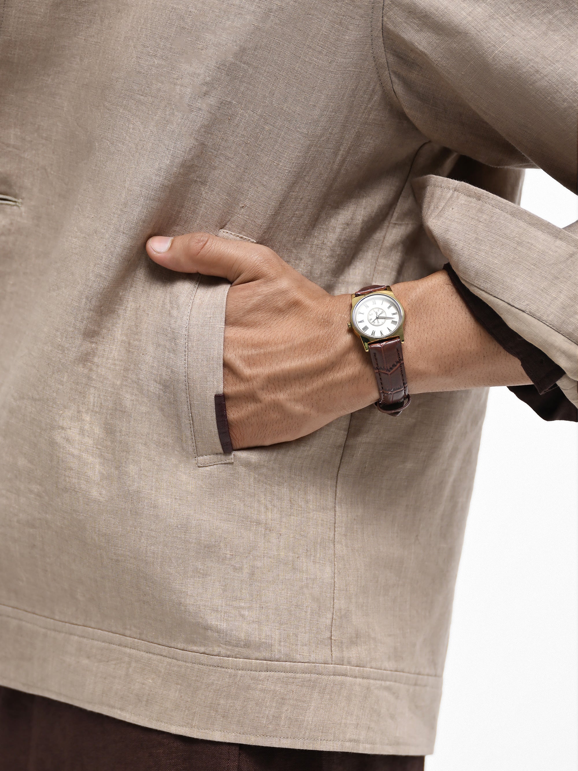 The Rover Shacket - Parchment Beige