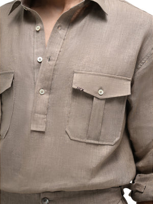 The Scout Shirt - Parchment Beige