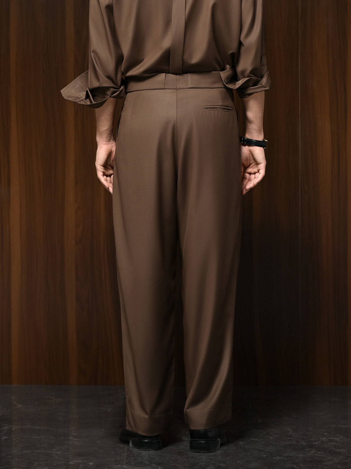 The Portfolio Trouser - Walnut Brown