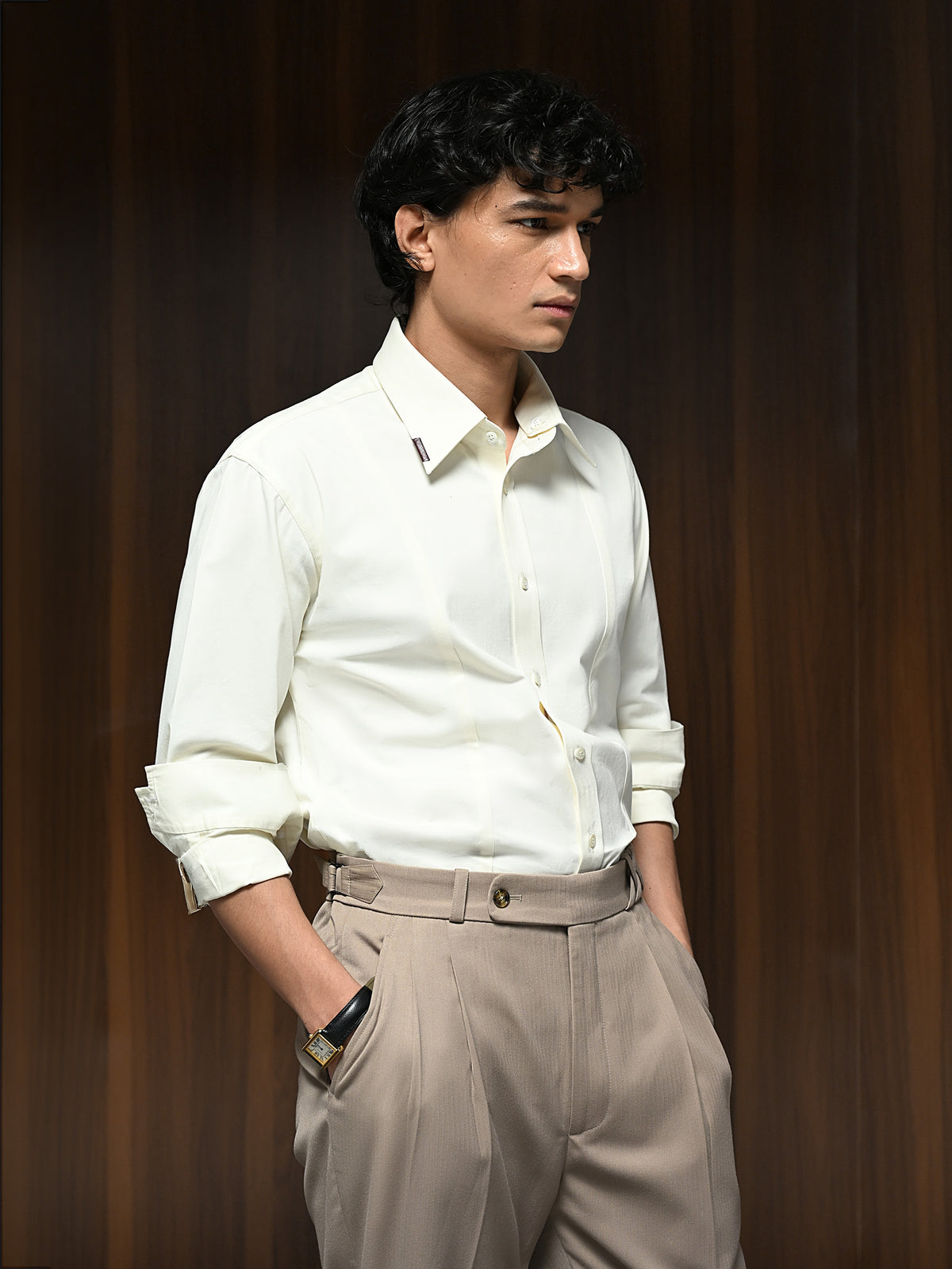 The Envoy Shirt - Tonal Chalk Ivory