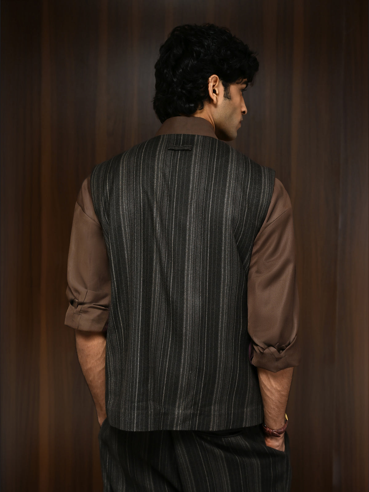 The Chancery Gilet - Espresso Brown
