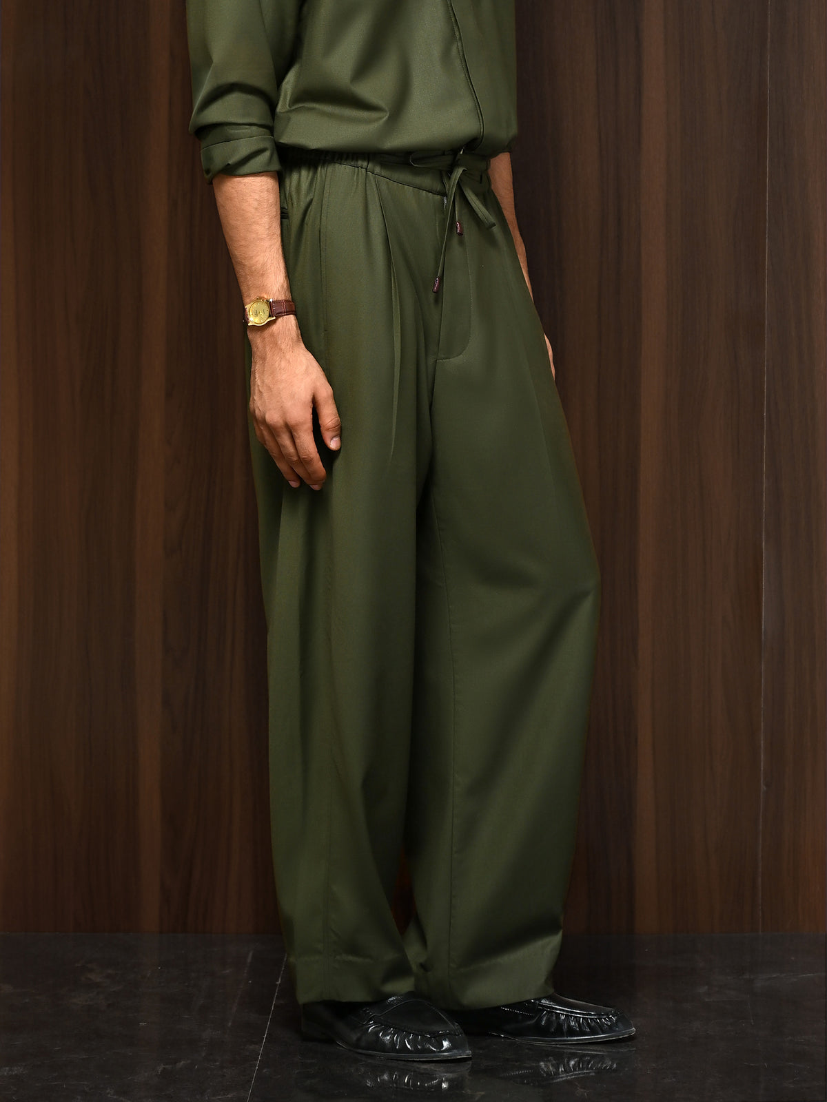 The Tether Trouser - Forest Olive