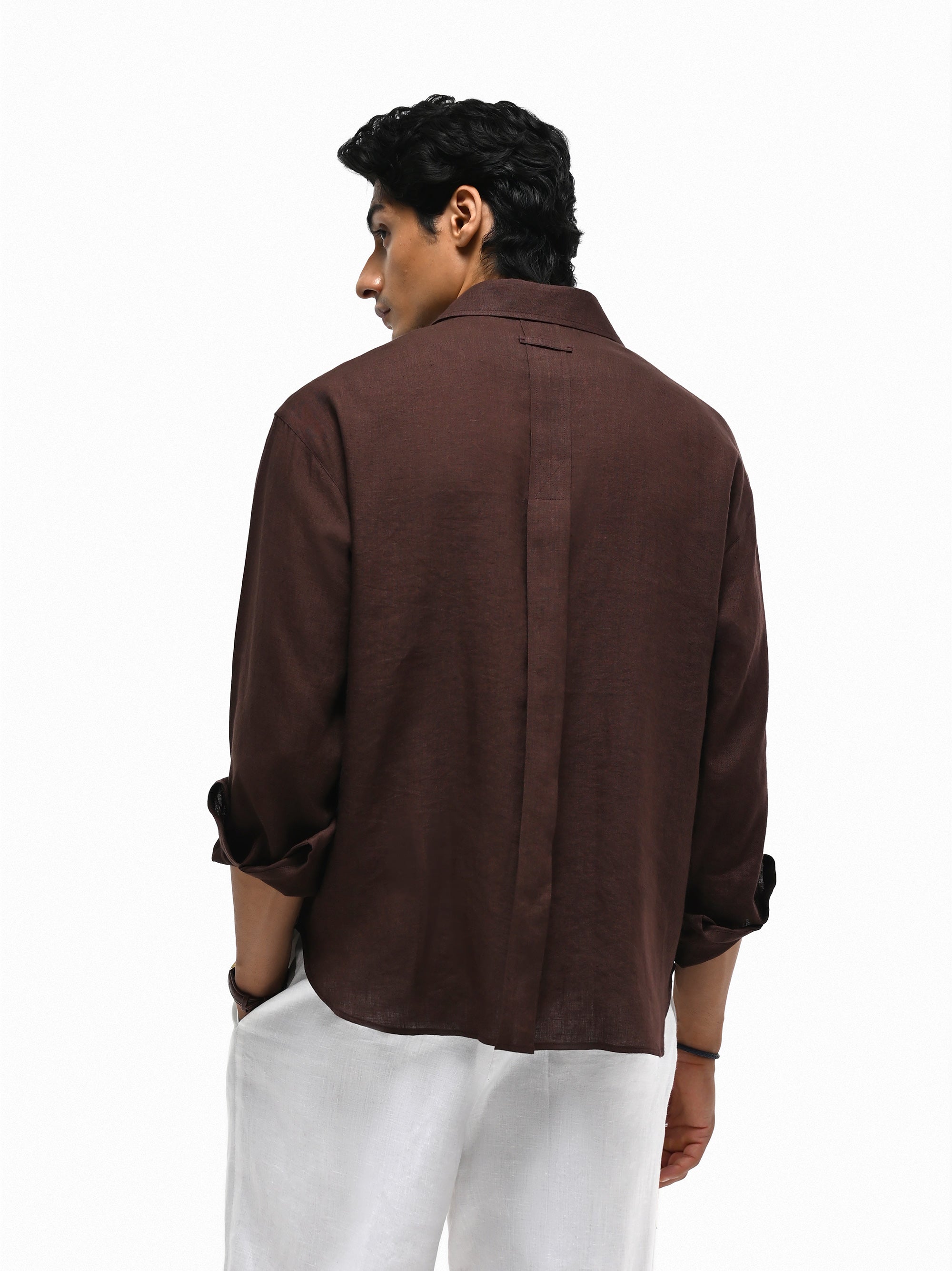 The Reverie Shirt - Tobacco Brown