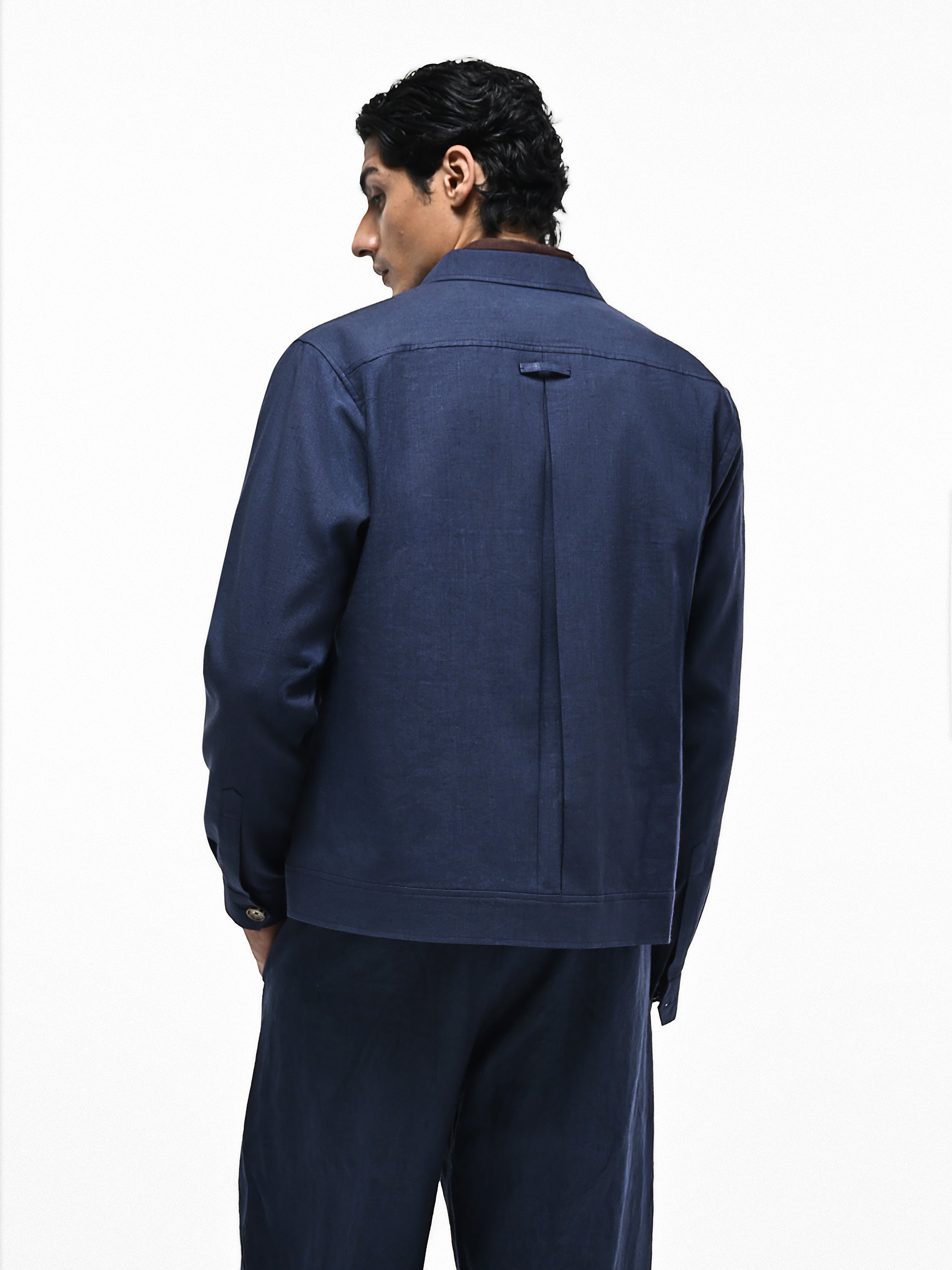 The Rover Shacket - Adriatic Blue