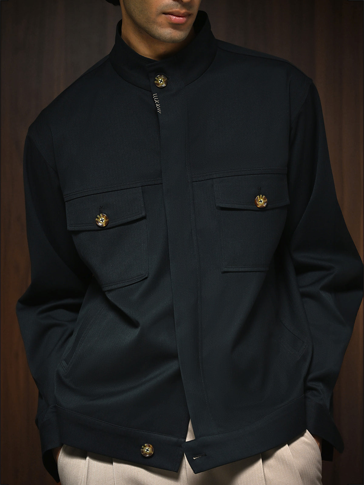 The Warden Jacket - Midnight Black