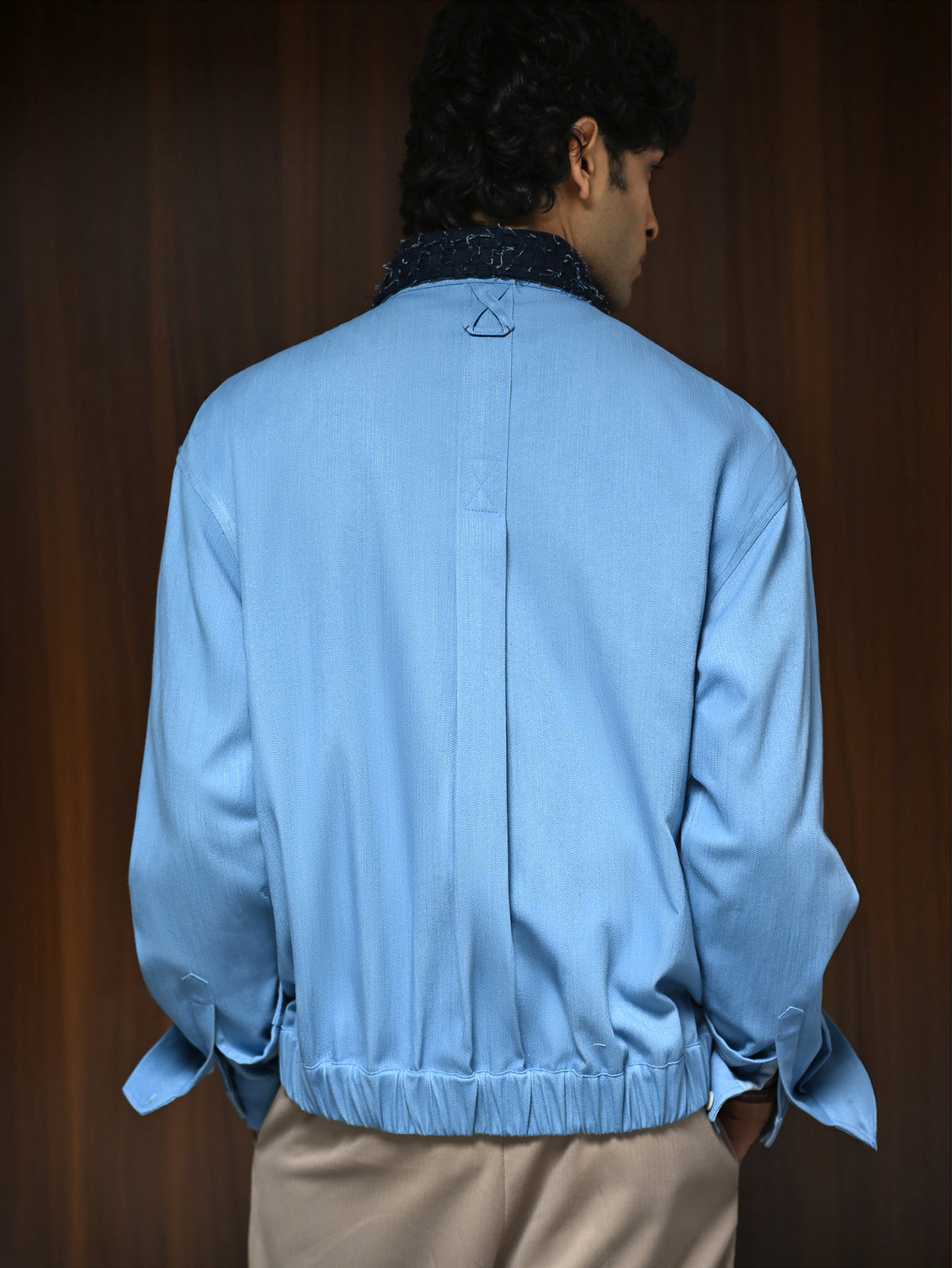 The Attaché Jacket - Stone Blue