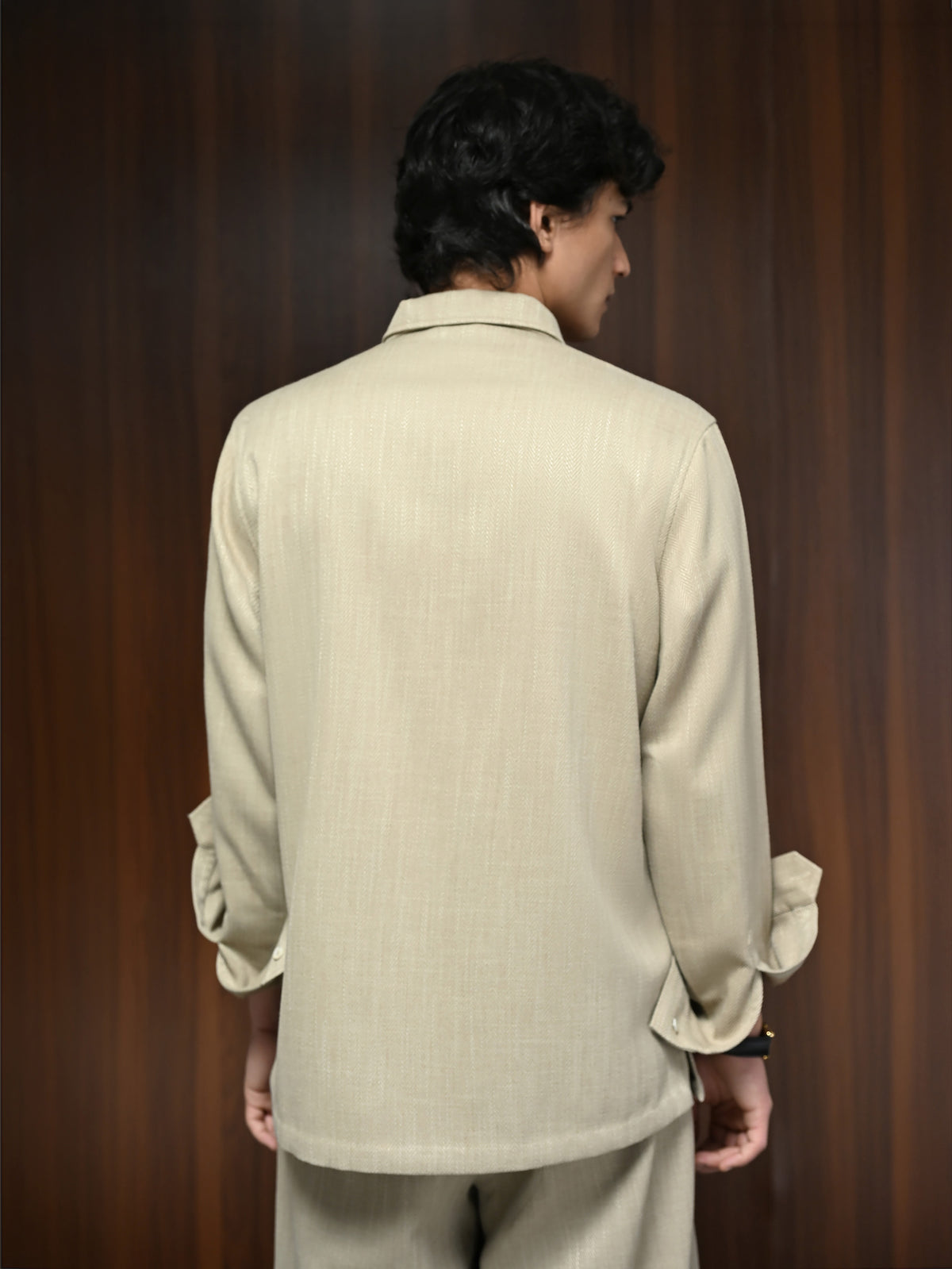 The Basis Shirt - Oat Beige