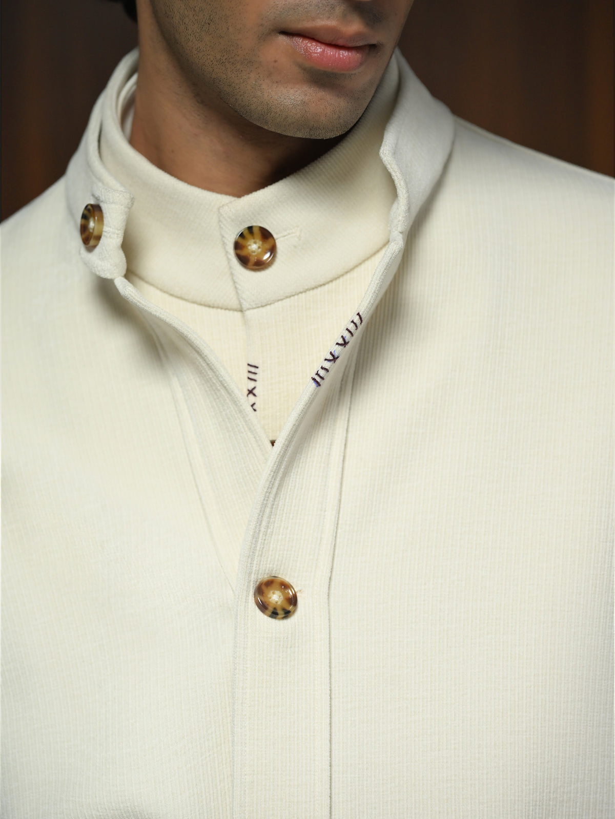 The Charter Shacket - Shell Ivory